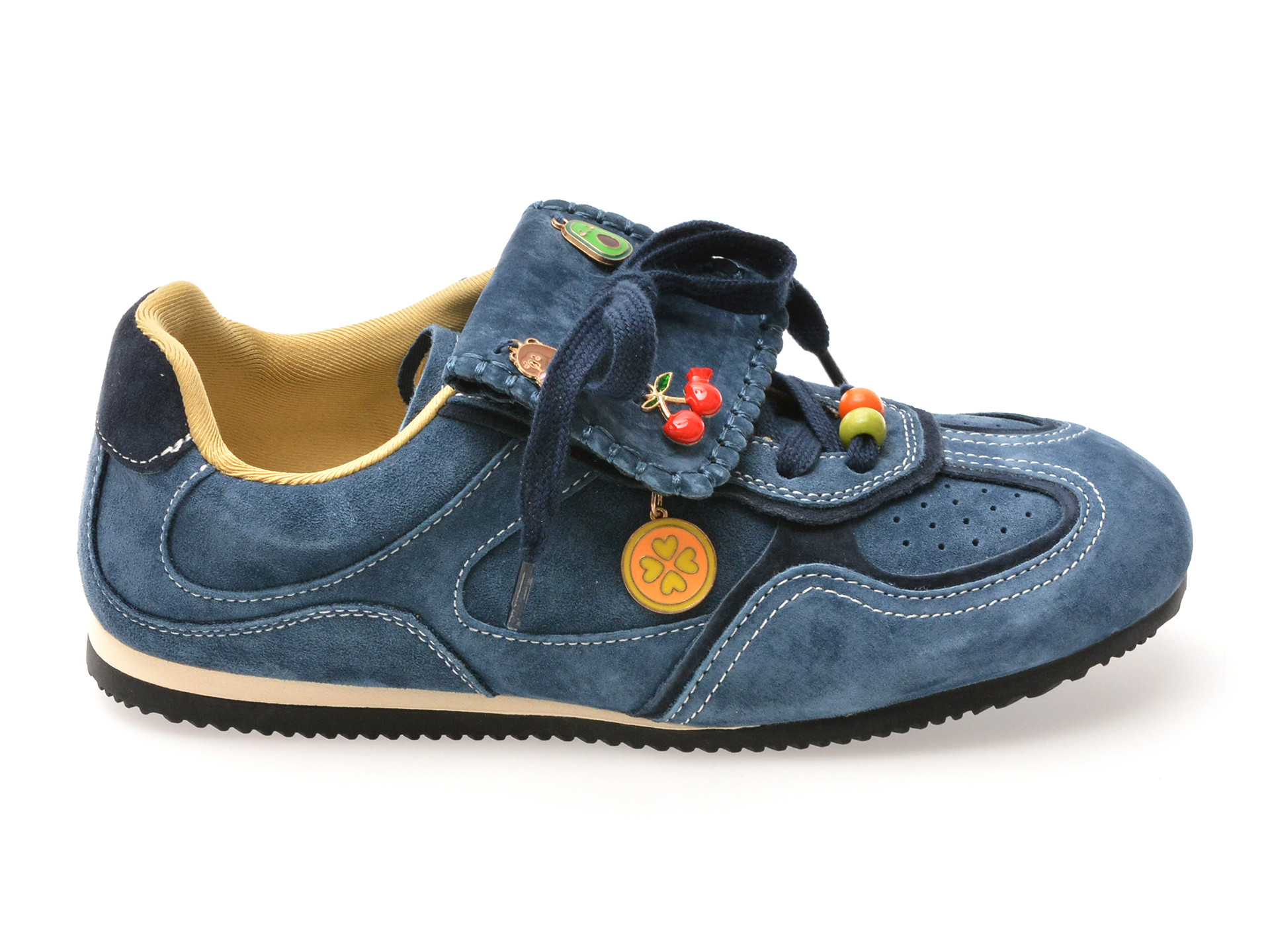 Pantofi sport GRYXX bleumarin, A903, din nabuc