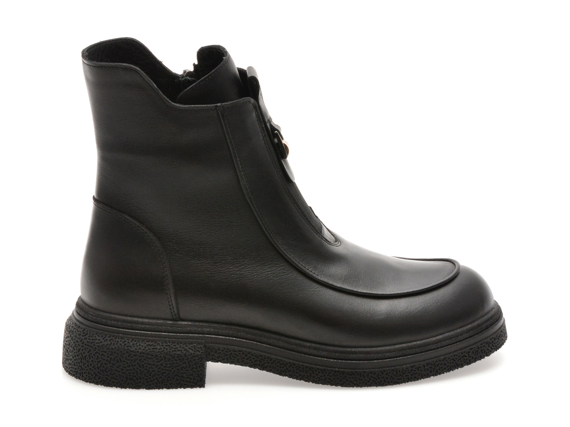 Ghete GRYXX negre, 18869, din piele naturala