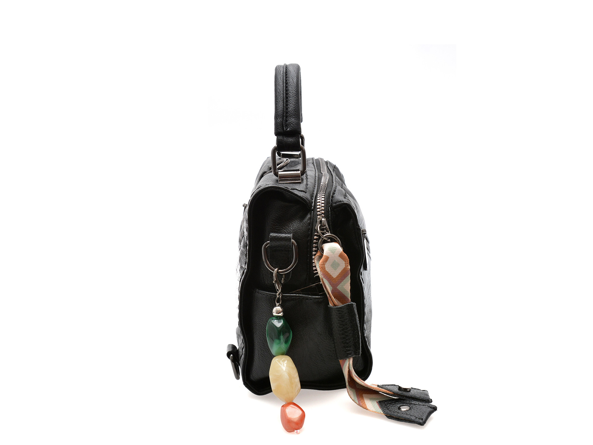 Geanta GRYXX neagra, 7662, din piele ecologica