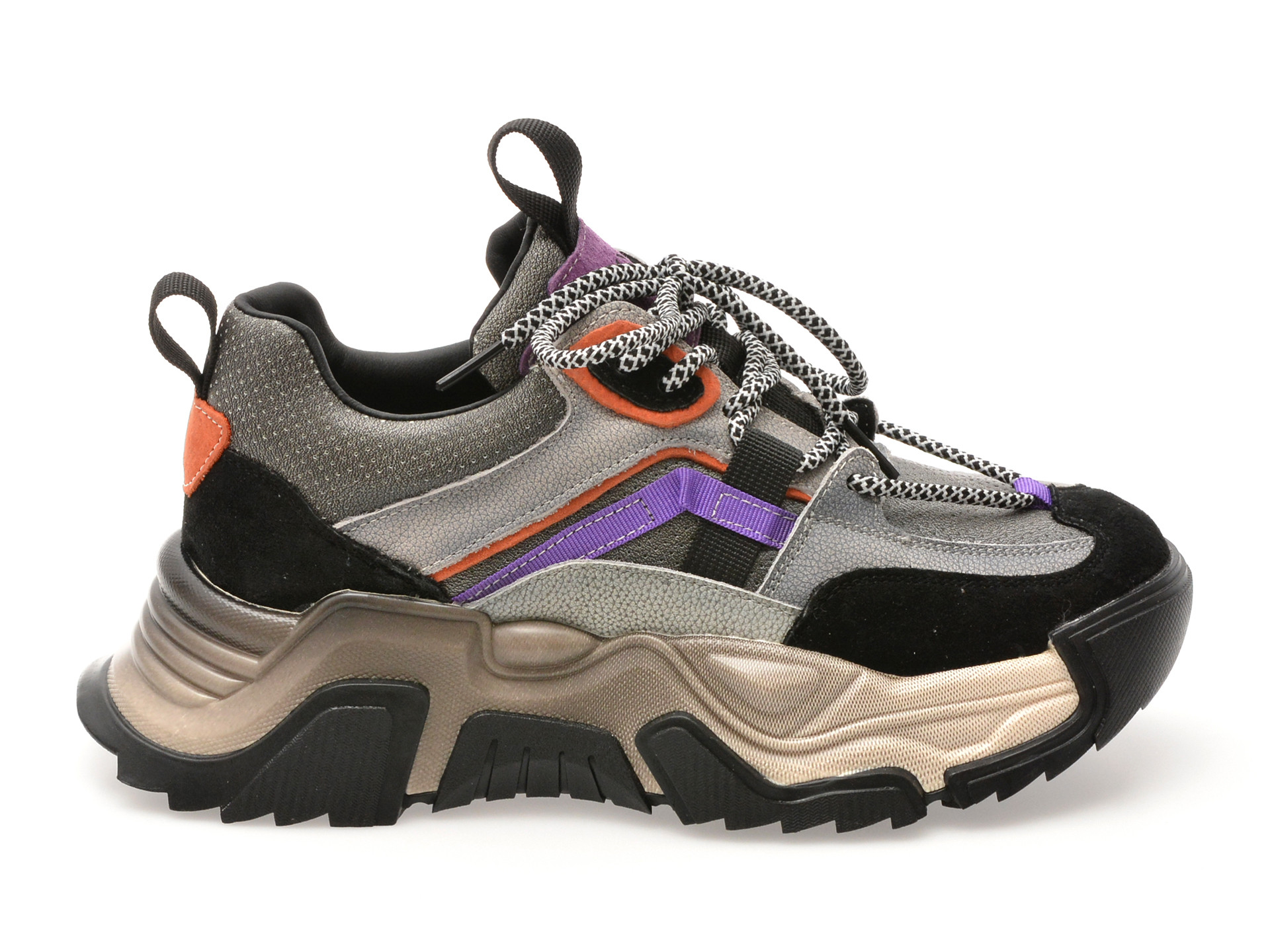 Pantofi sport GRYXX gri, 6969, din piele naturala