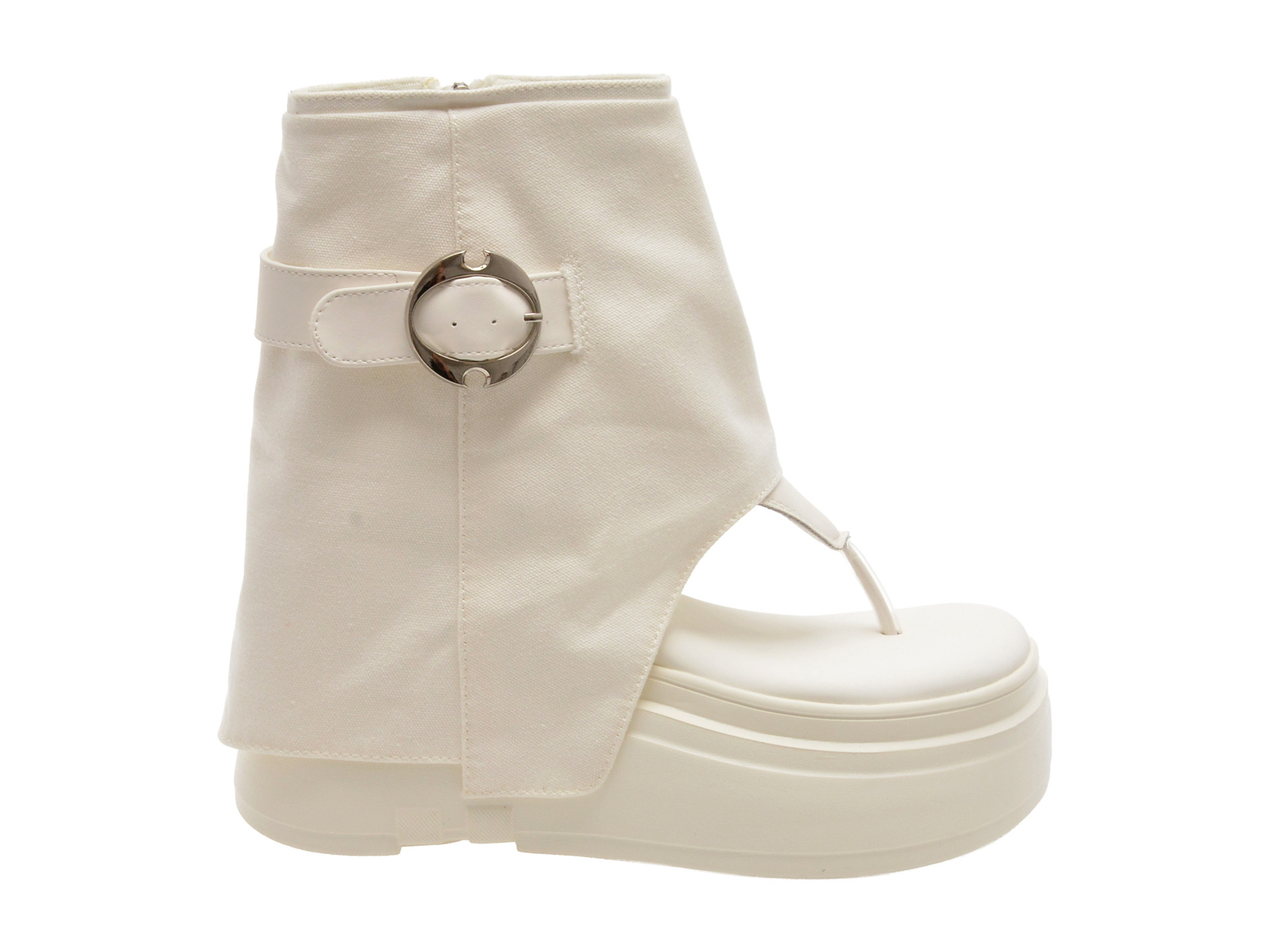 Sandale GRYXX albe, 160, din material textil