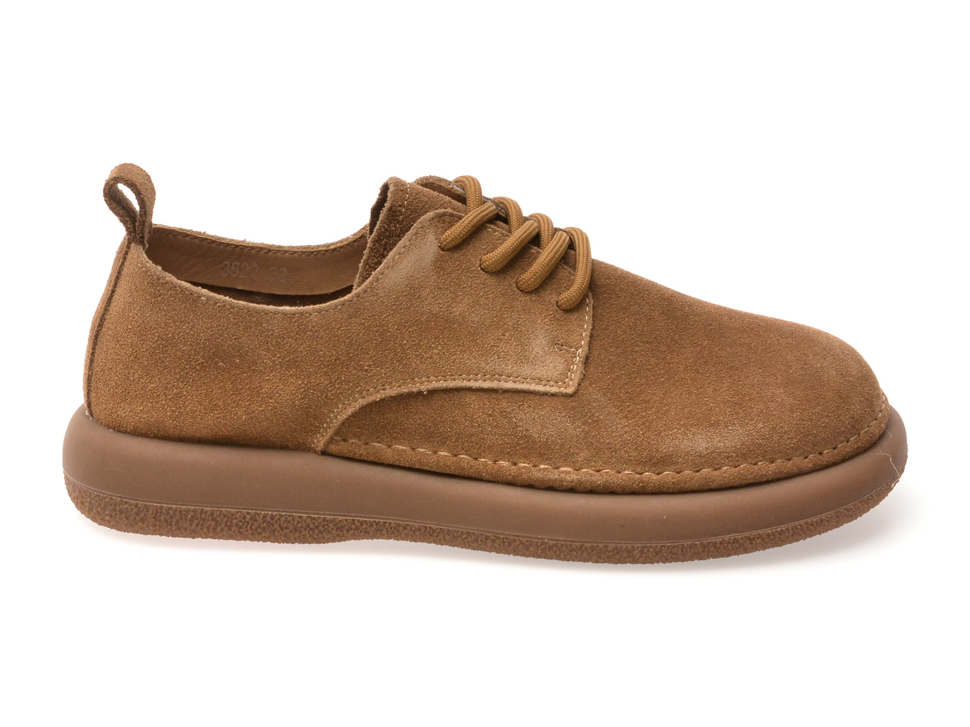 Pantofi GRYXX maro, 3522, din piele intoarsa