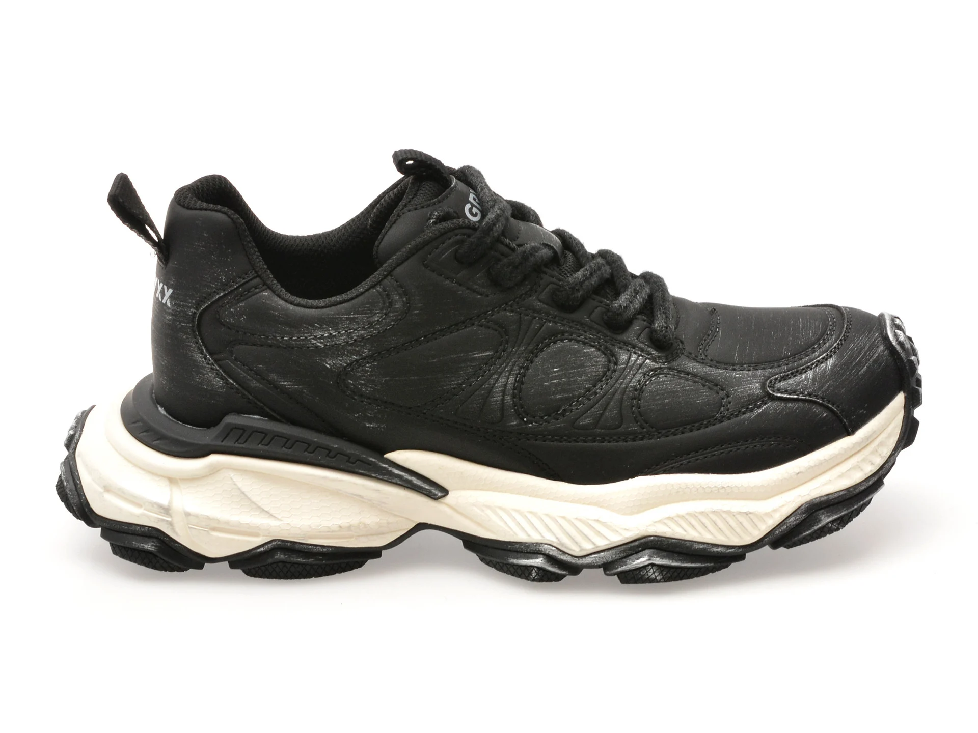 Pantofi sport GRYXX negri, 822, din piele ecologica
