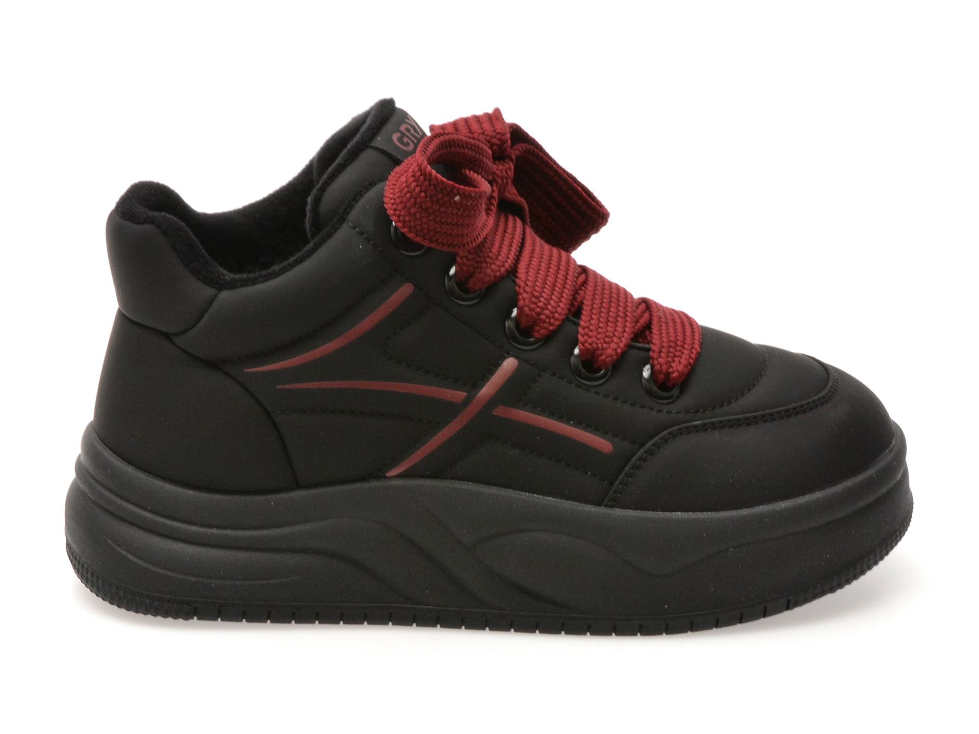 Ghete GRYXX negre, 69917, din piele ecologica