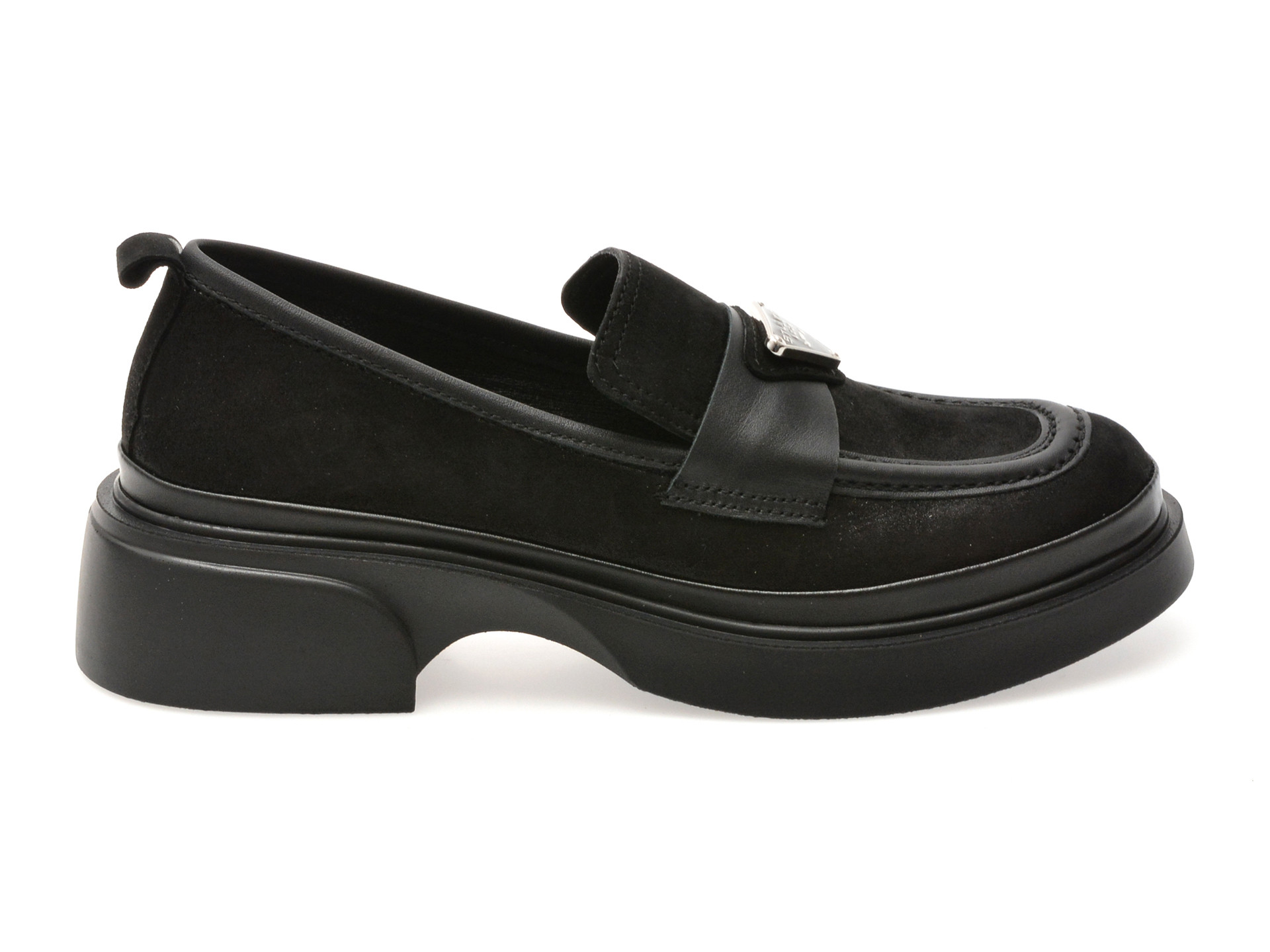 Mocasini GRYXX negri, 387401, din piele intoarsa