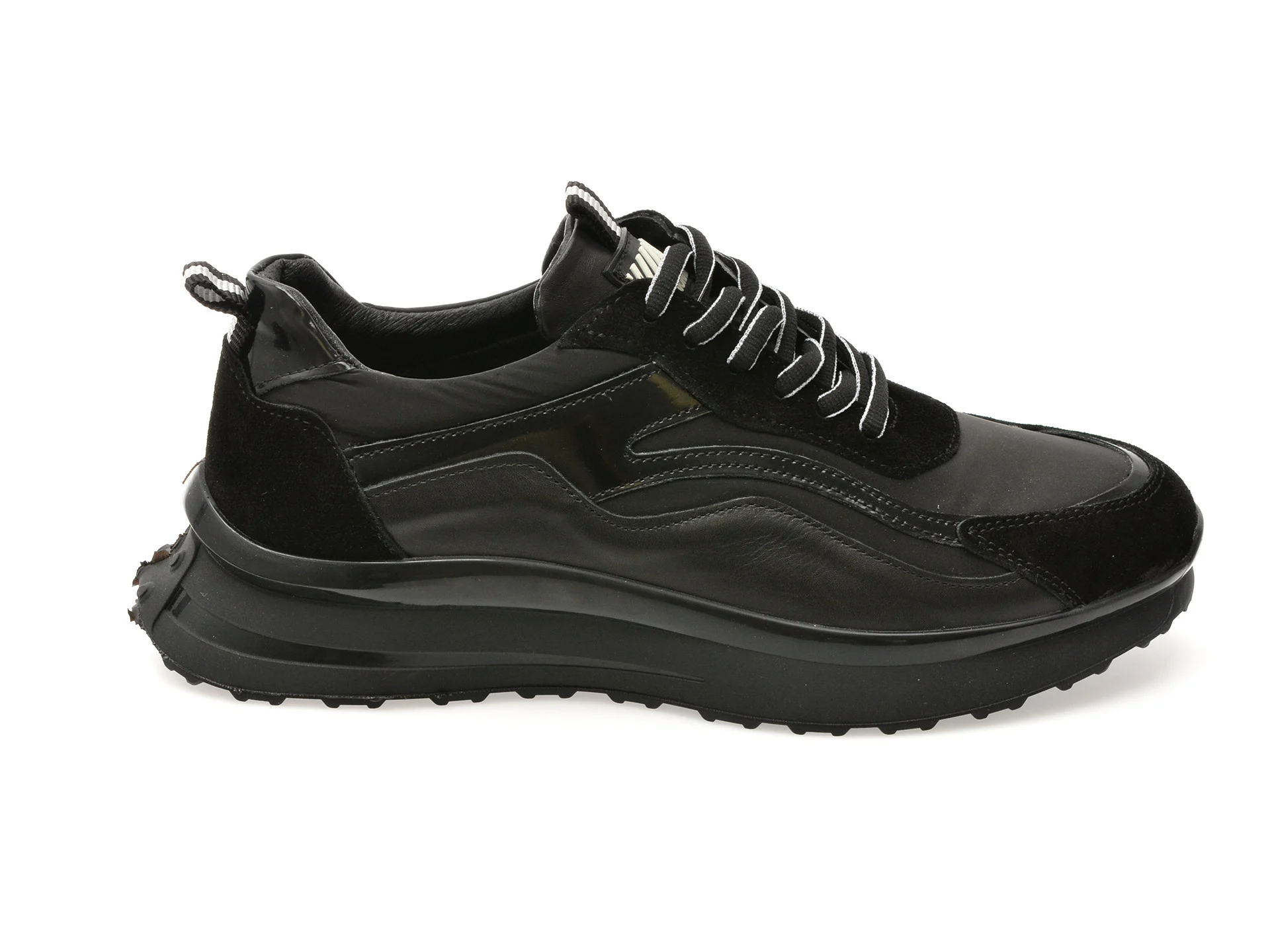Pantofi sport GRYXX negri, ED002, din piele naturala