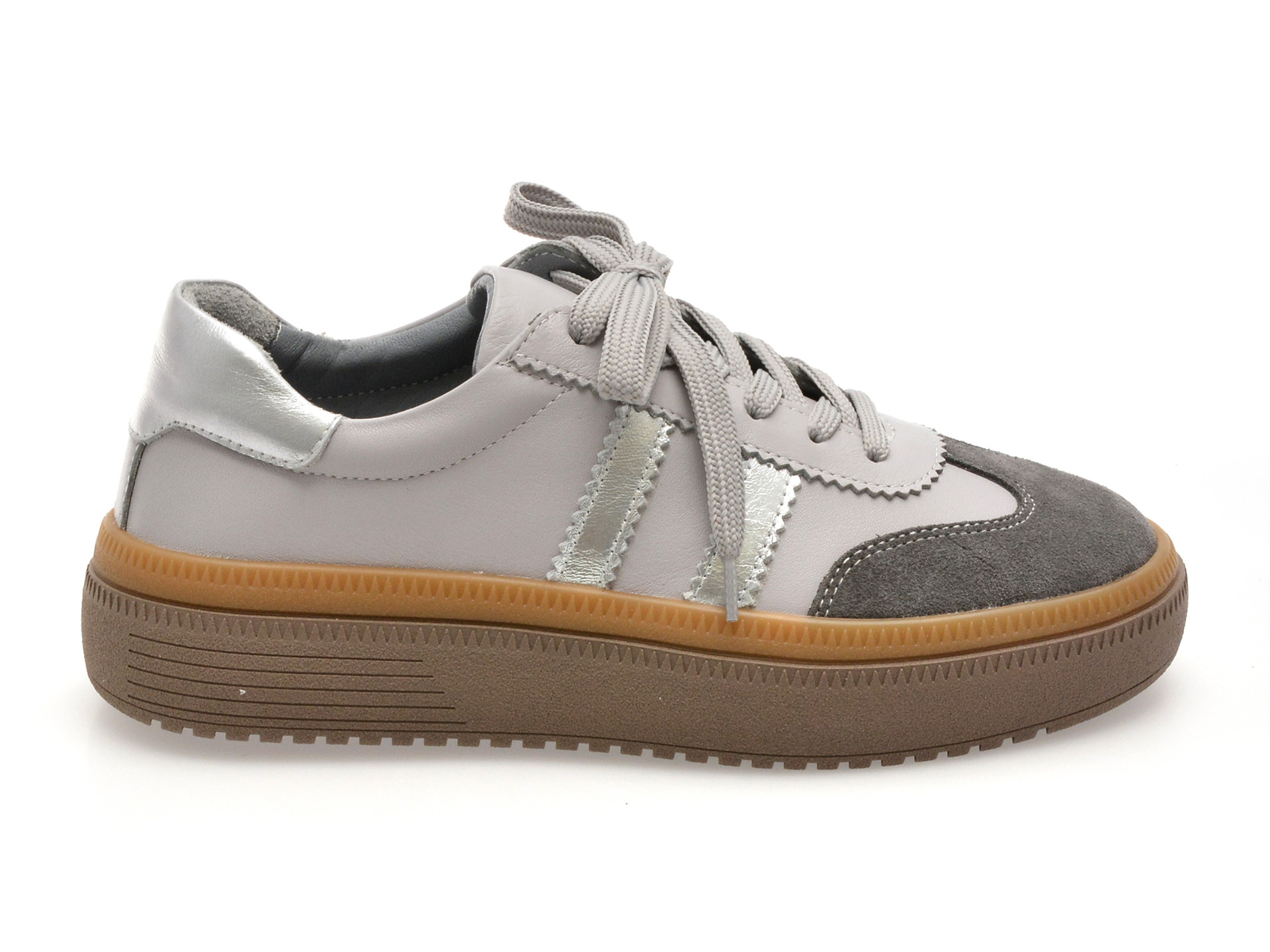 Pantofi sport GRYXX gri, BL5754, din piele naturala