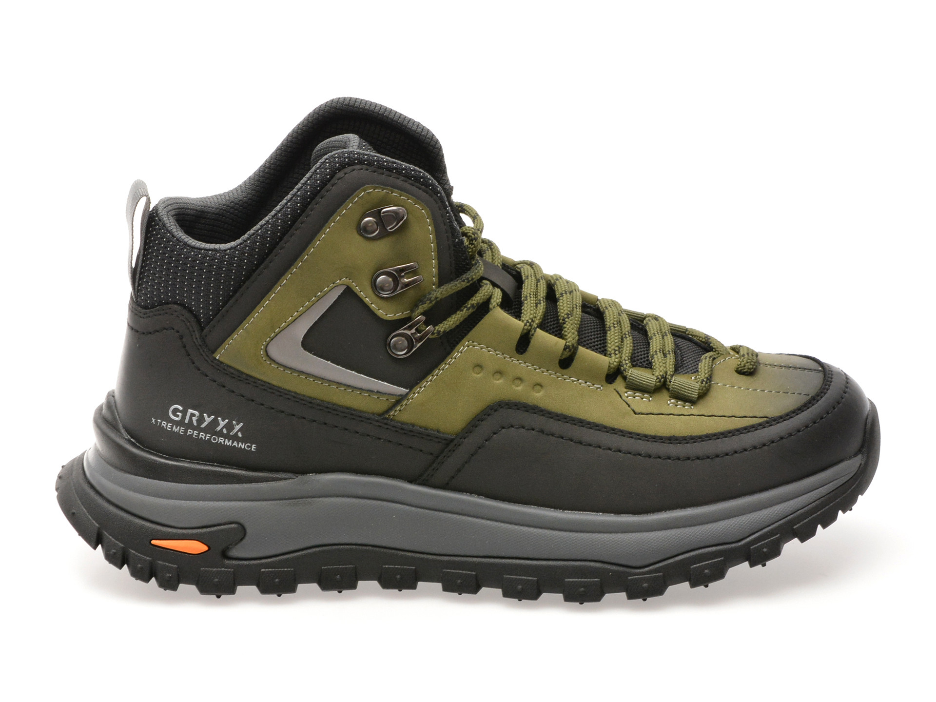 Ghete GRYXX verzi, 93590, din piele naturala