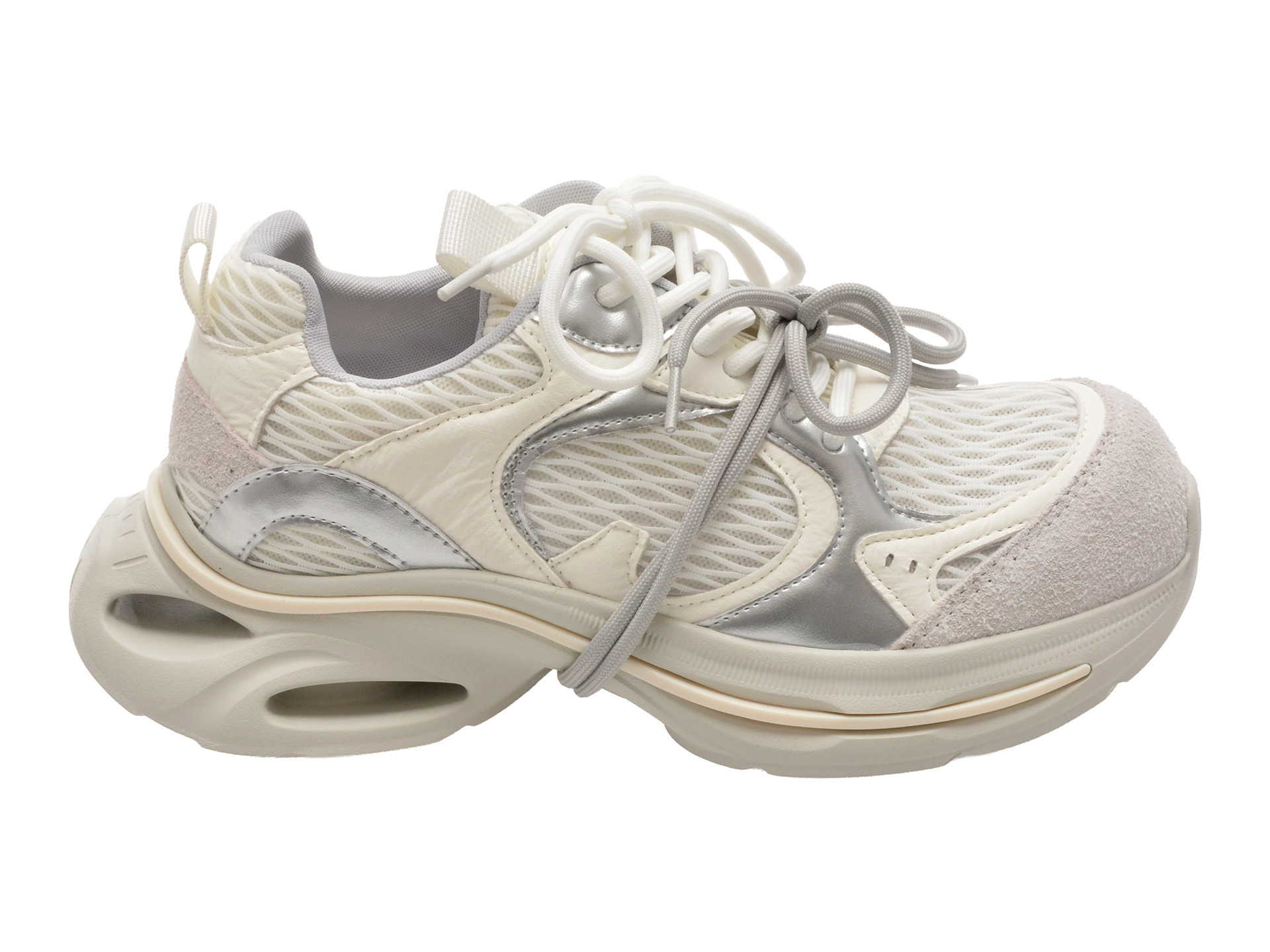 Pantofi sport GRYXX argintii, 109, din material textil