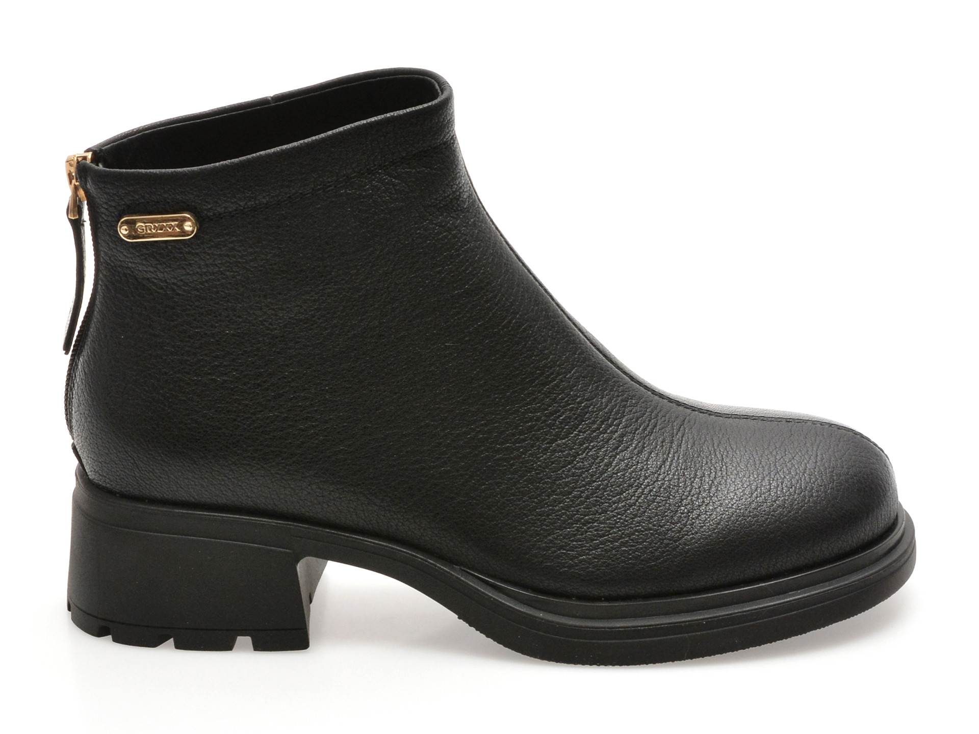 Ghete GRYXX negre, 248025, din piele naturala