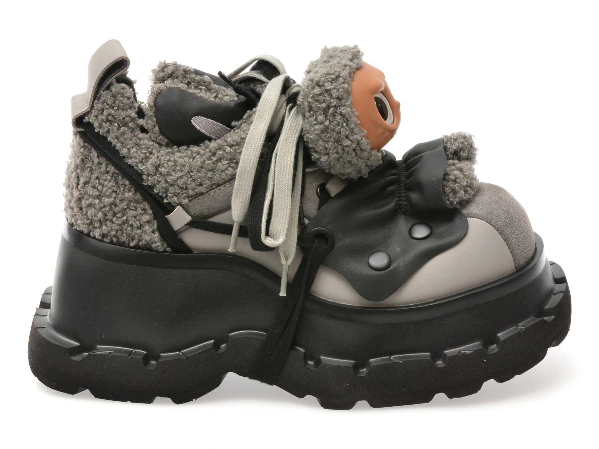 Pantofi sport GRYXX gri, 6116, din piele naturala