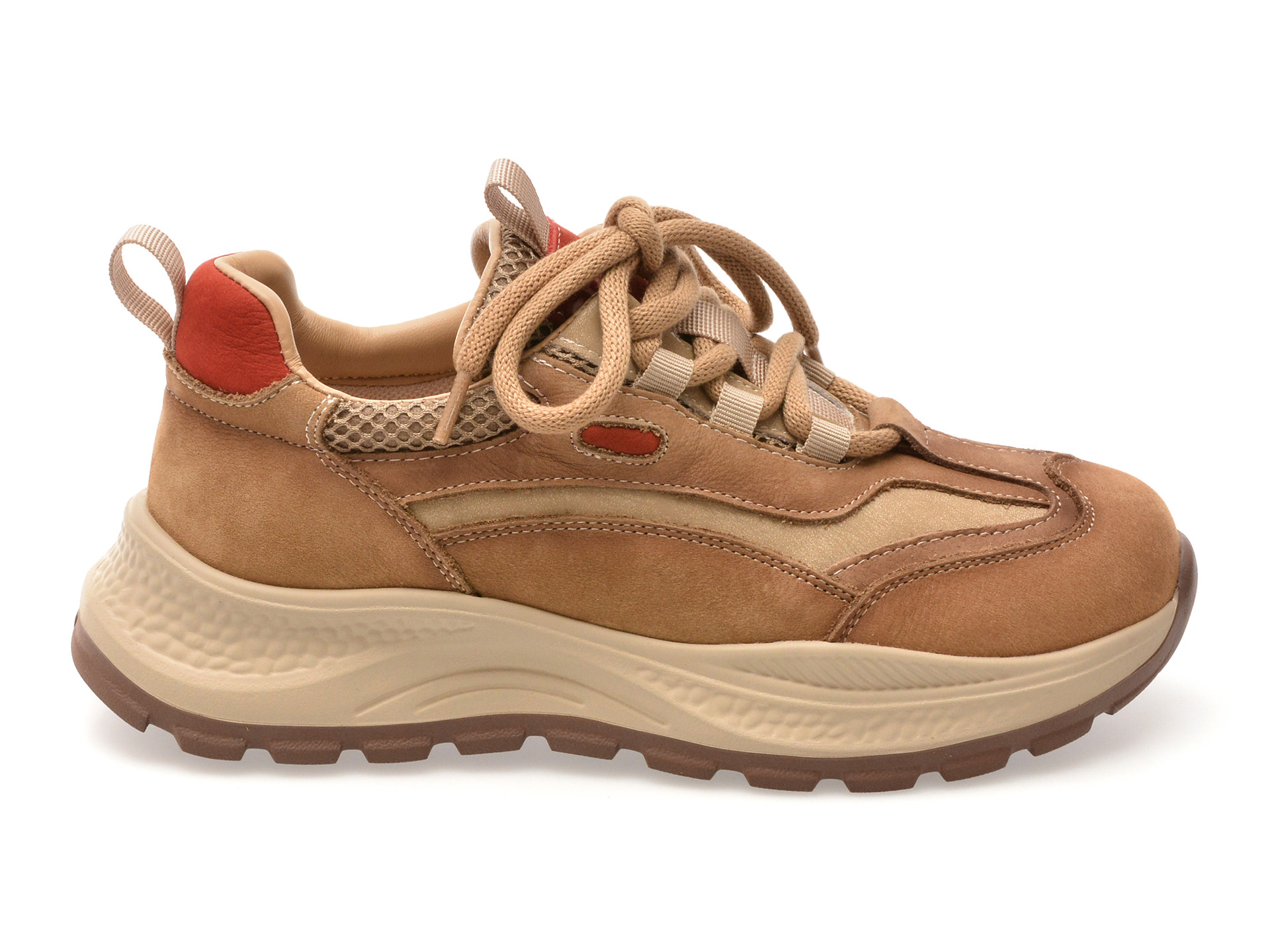 Pantofi sport GRYXX maro, 9698, din piele naturala