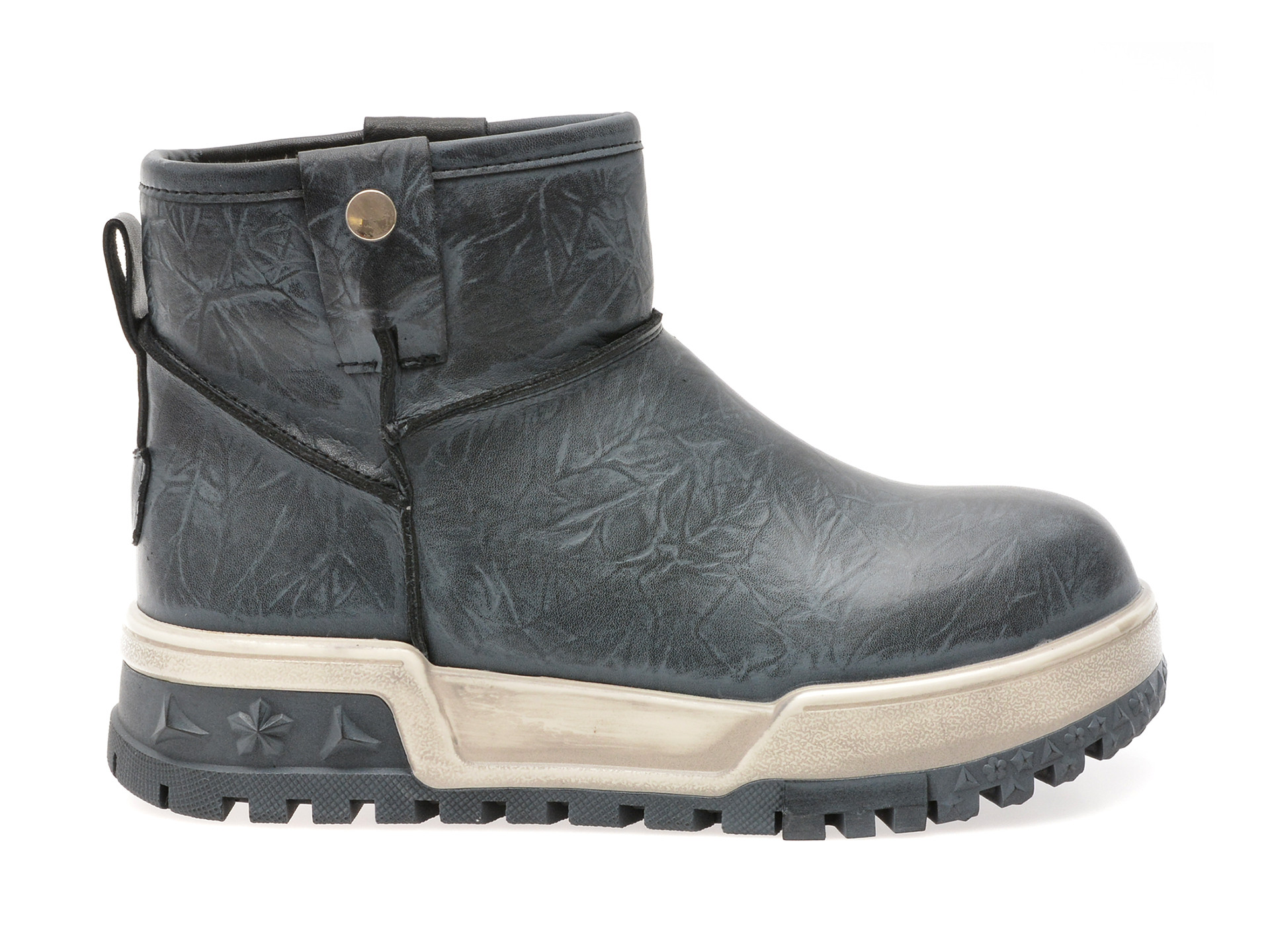 Ghete GRYXX albastre, 167, din piele naturala