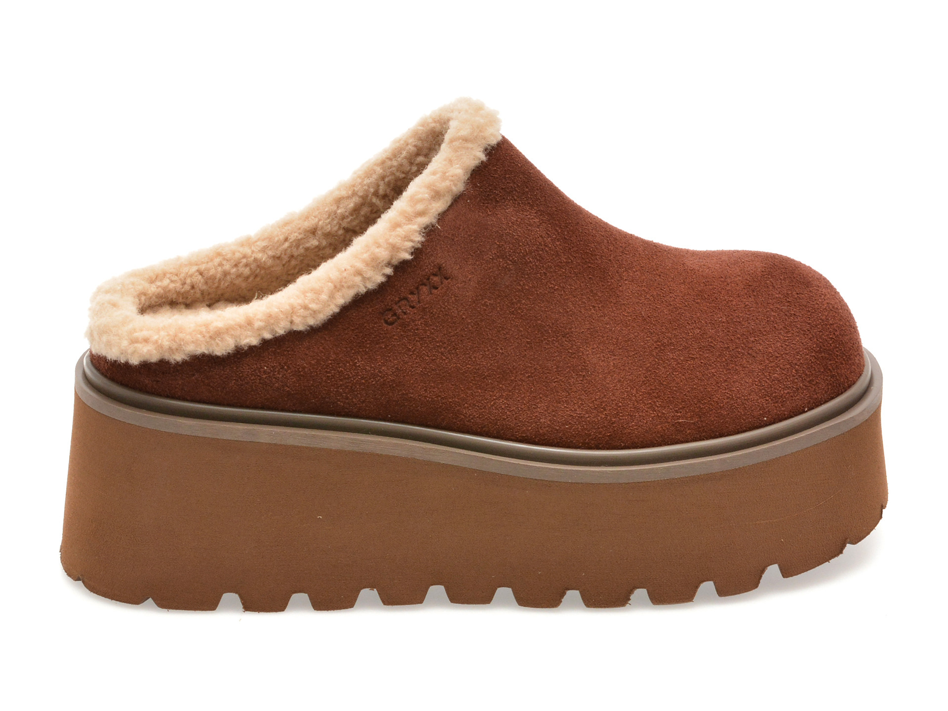 Papuci GRYXX visinii, 2072, din piele intoarsa