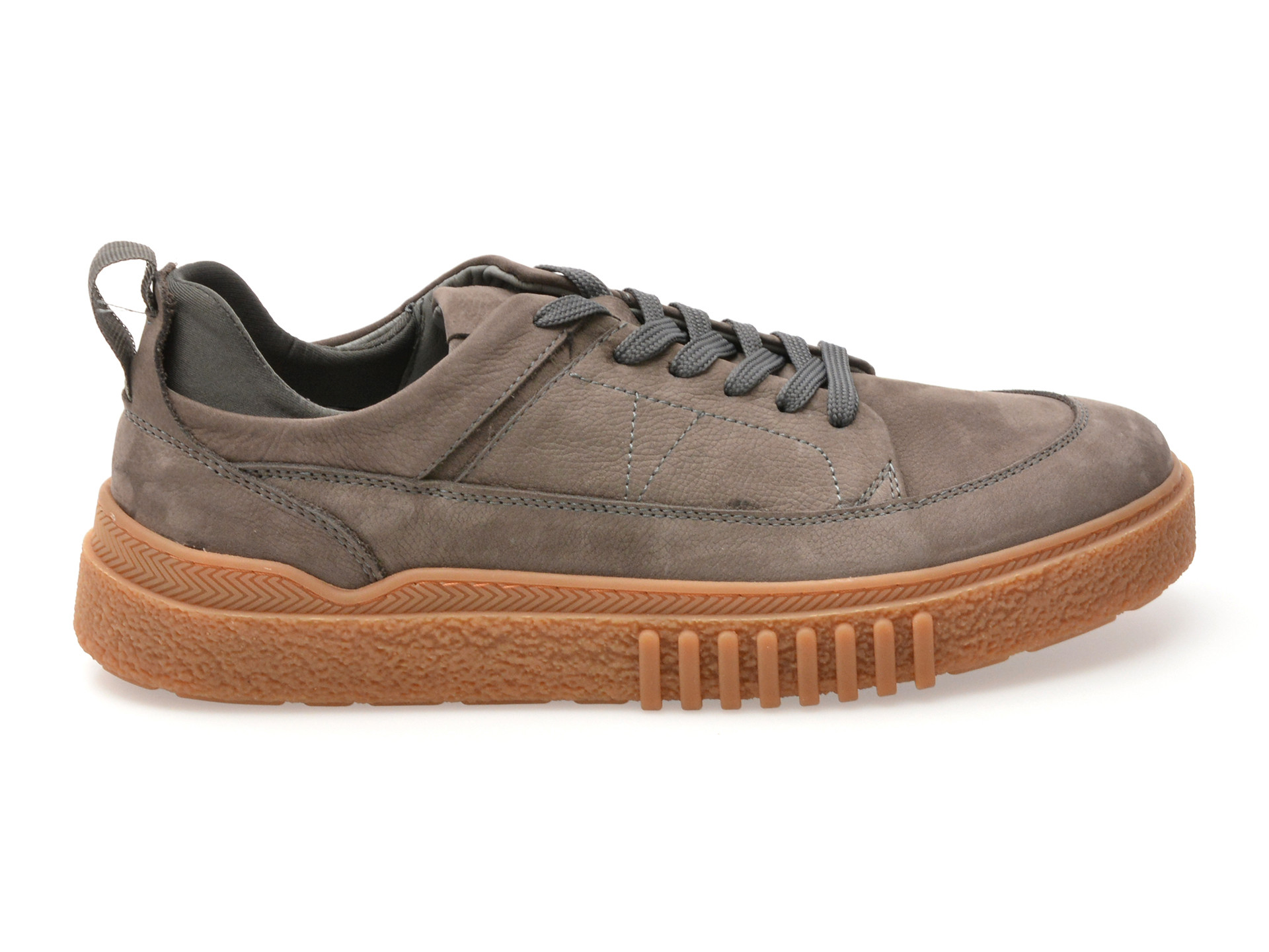 Pantofi sport GRYXX gri, M7609, din nabuc