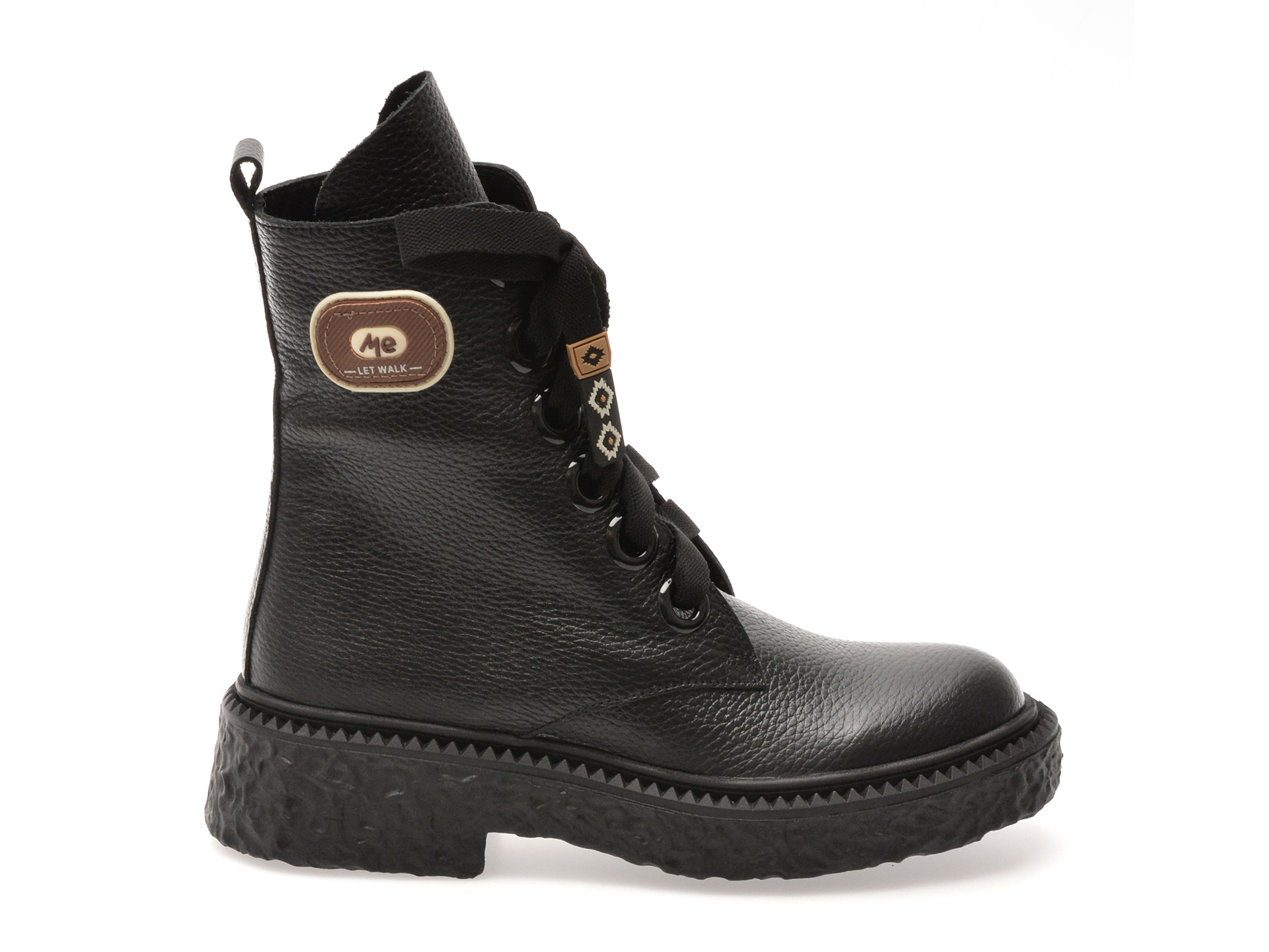 Bocanci GRYXX negri, 4770033, din piele naturala