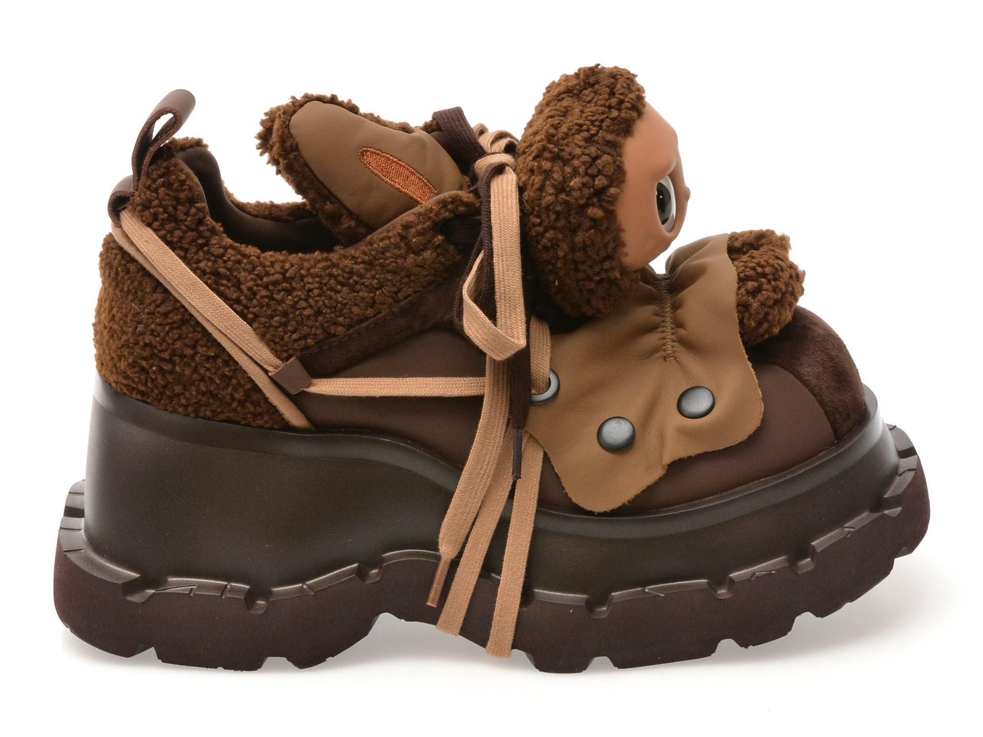 Pantofi sport GRYXX maro, 6116, din piele naturala