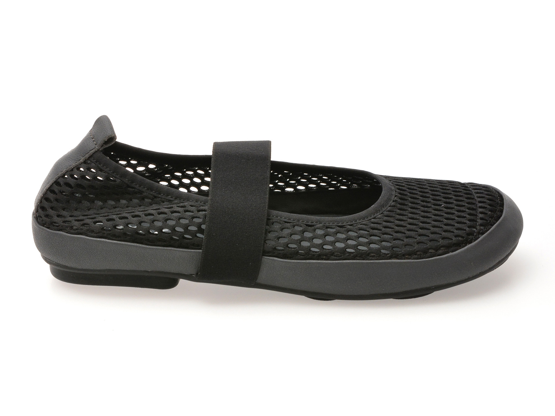 Balerini GRYXX negri, 1966, din material textil