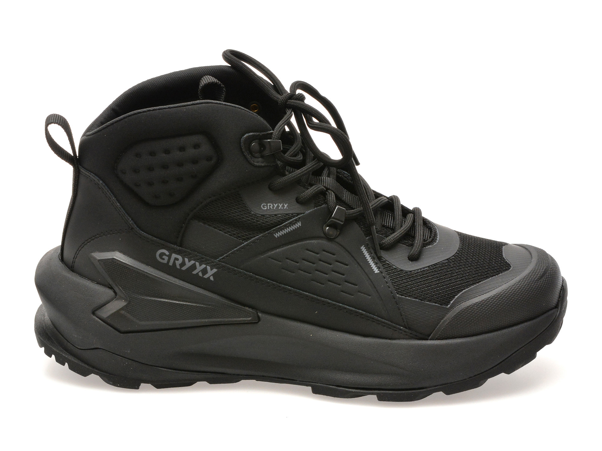 Ghete GRYXX negre, 3101, din material textil