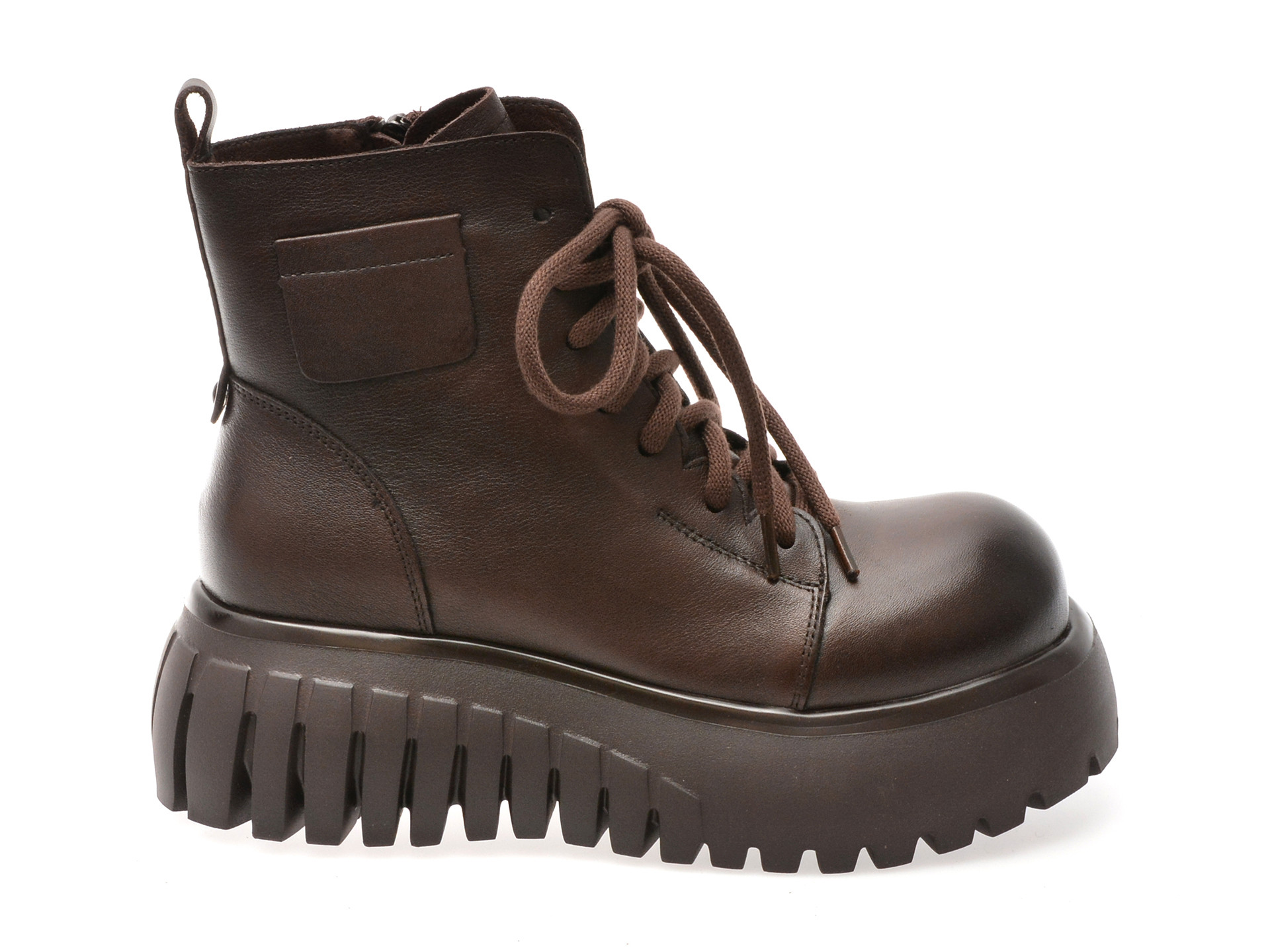 Ghete GRYXX maro, 2665, din piele naturala