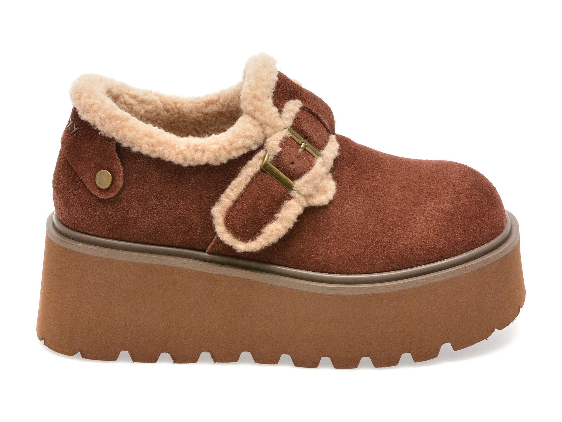 Pantofi GRYXX maro, 2036, din piele intoarsa