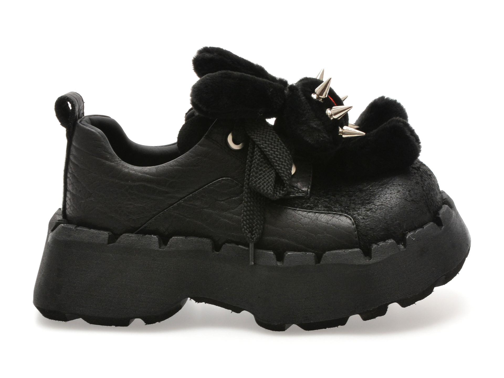 Pantofi sport GRYXX negri, 6895, din piele naturala