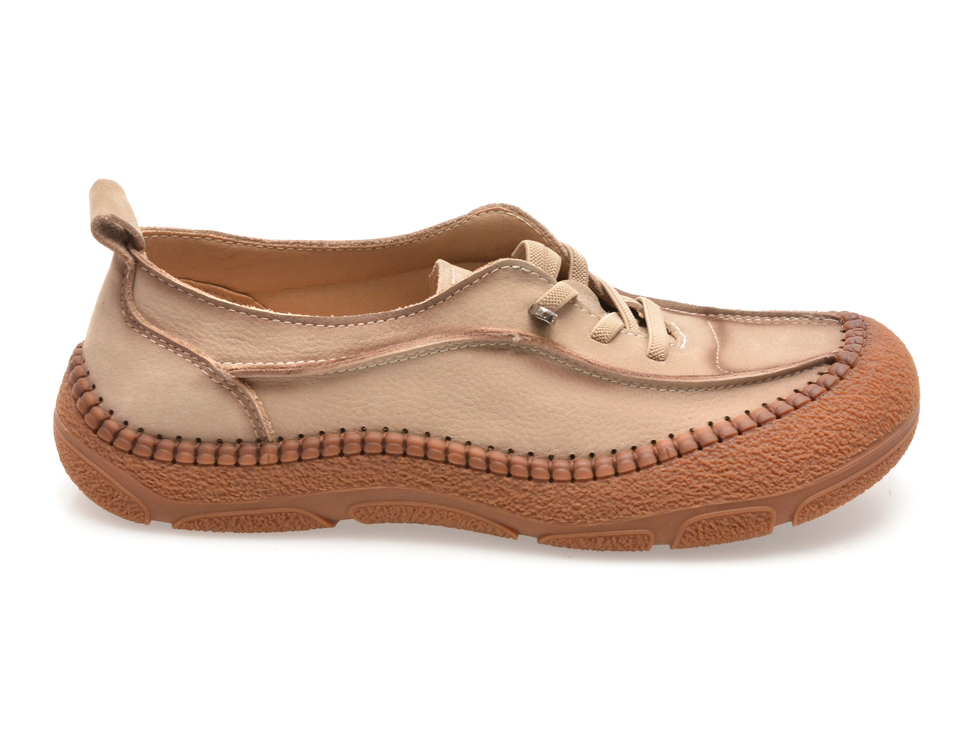 Pantofi sport GRYXX bej, WM06, din nabuc