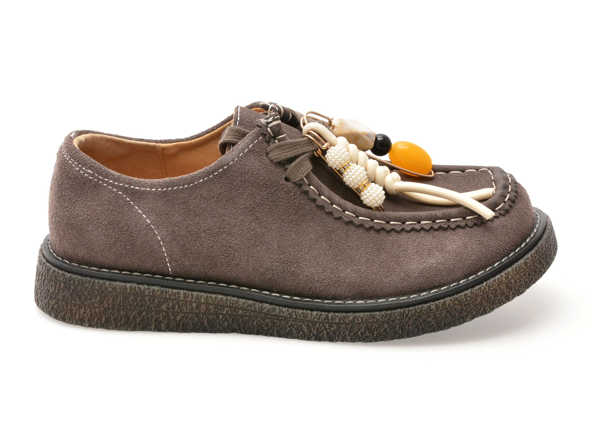 Pantofi GRYXX gri, 9320, din piele intoarsa