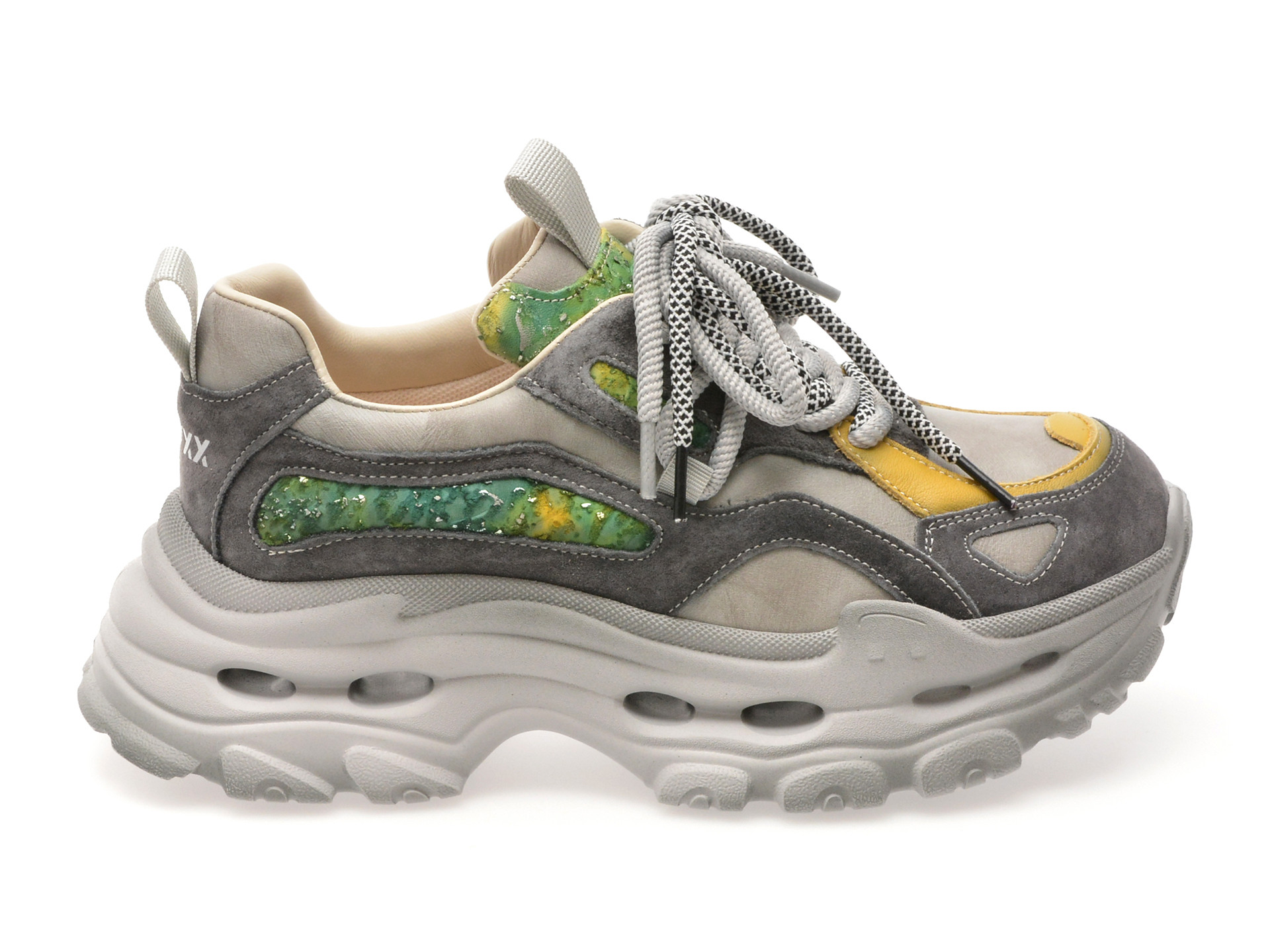 Pantofi sport GRYXX gri, 2923, din piele naturala