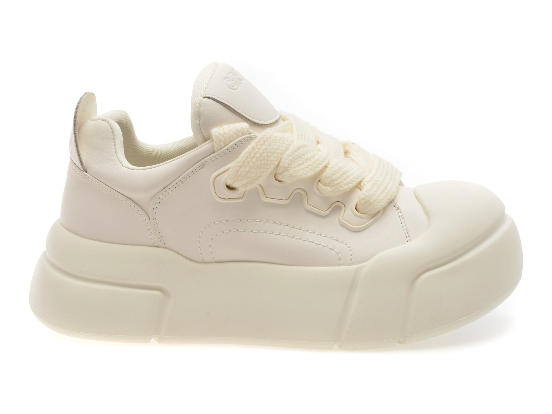 Pantofi sport GRYXX albi, 186528, din ecologica