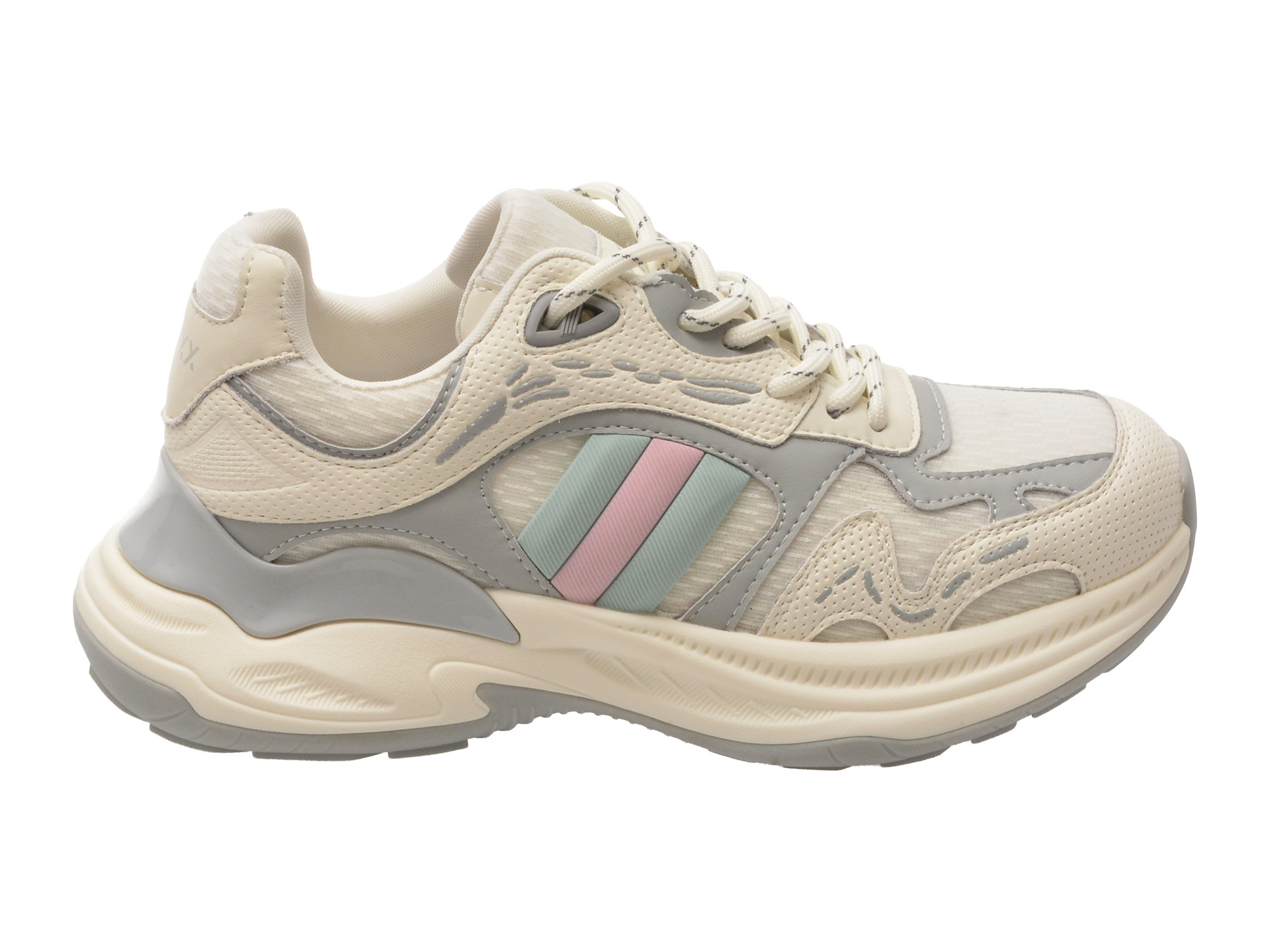 Pantofi sport GRYXX albi, 2052, din material textil
