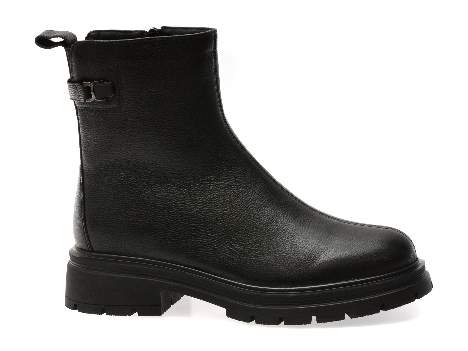 Ghete GRYXX negre, DX01321, din piele naturala