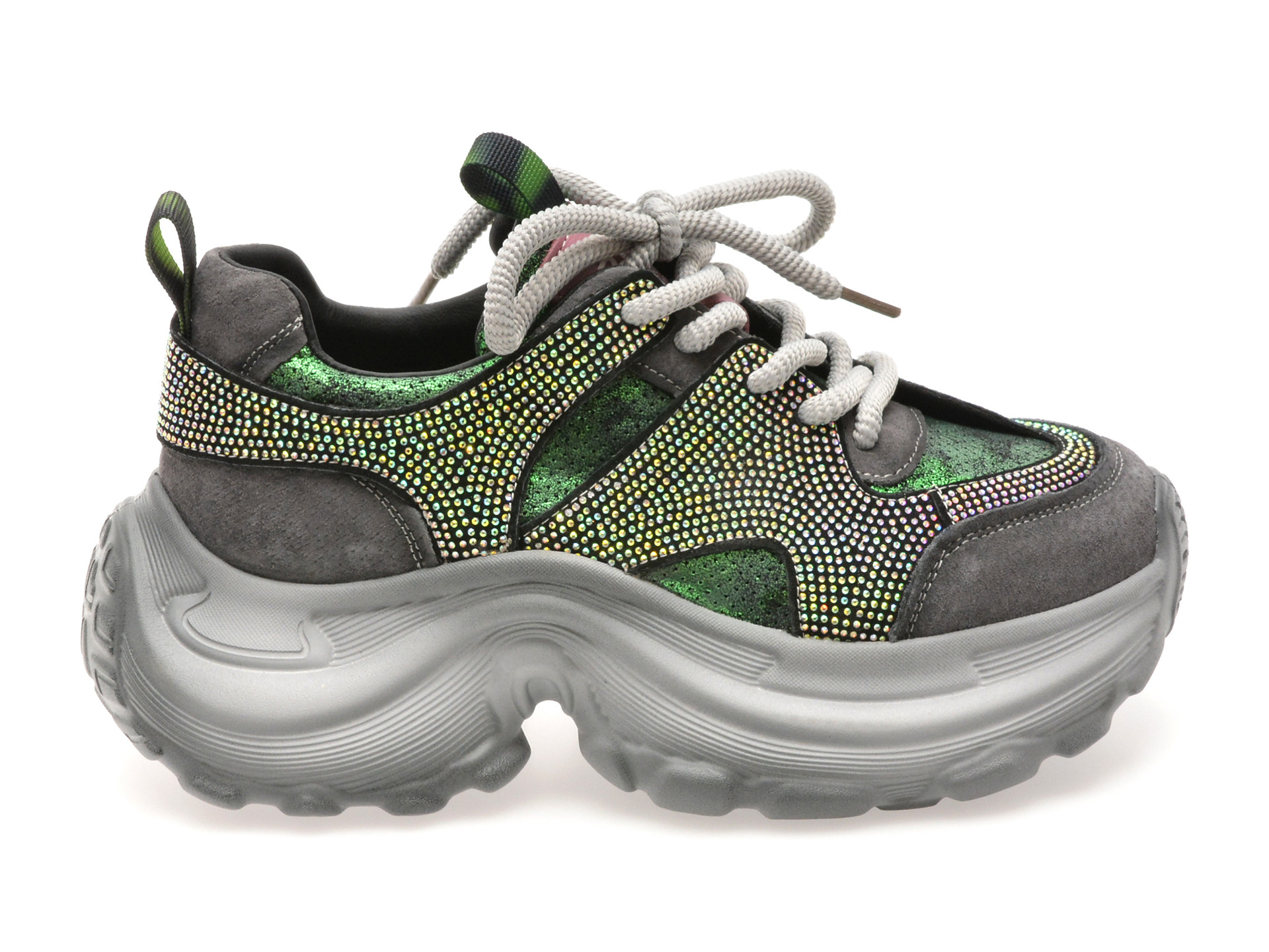 Pantofi sport GRYXX gri, 8585, din piele ecologica