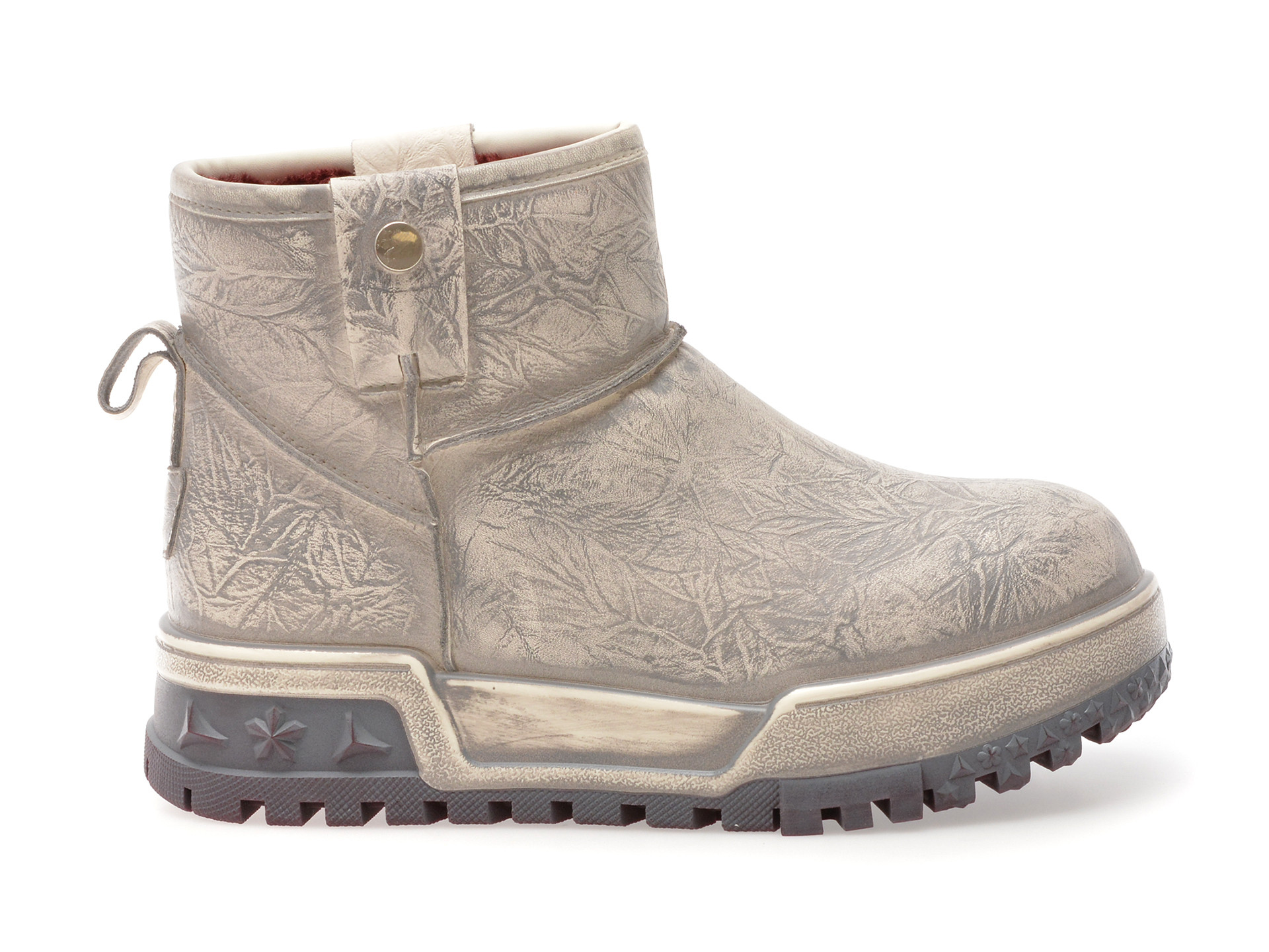 Ghete GRYXX gri, 167, din piele naturala