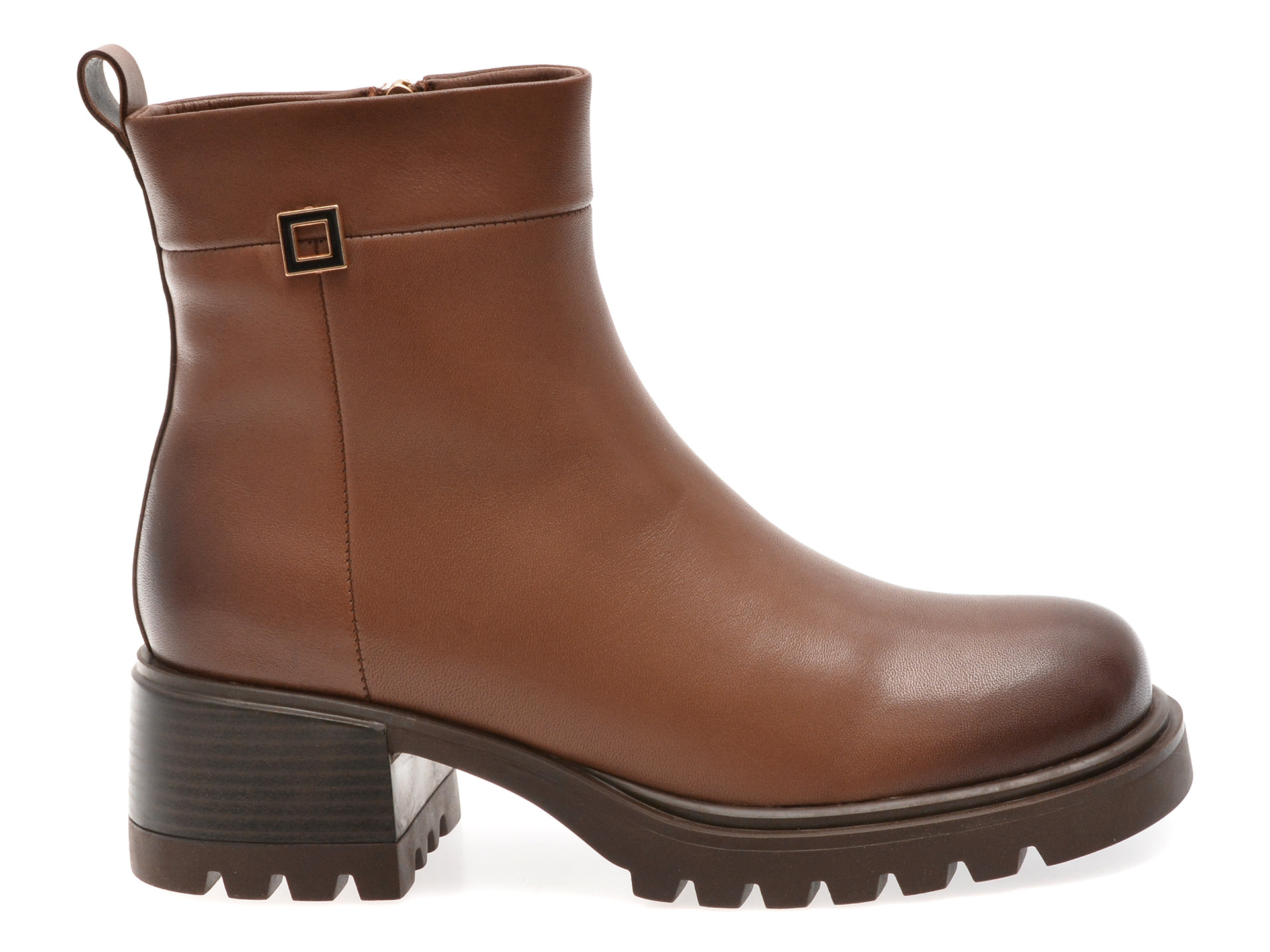 Ghete GRYXX maro, 5808, din piele naturala