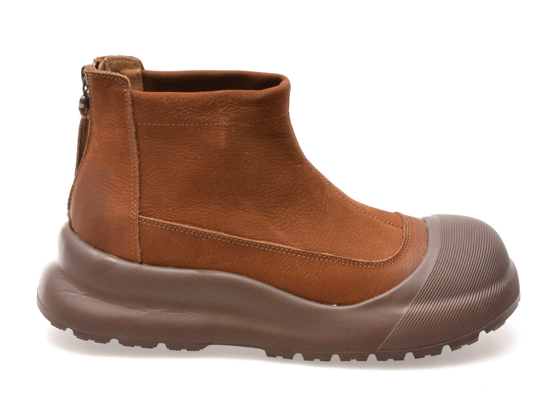 Ghete GRYXX maro, 15112, din piele naturala