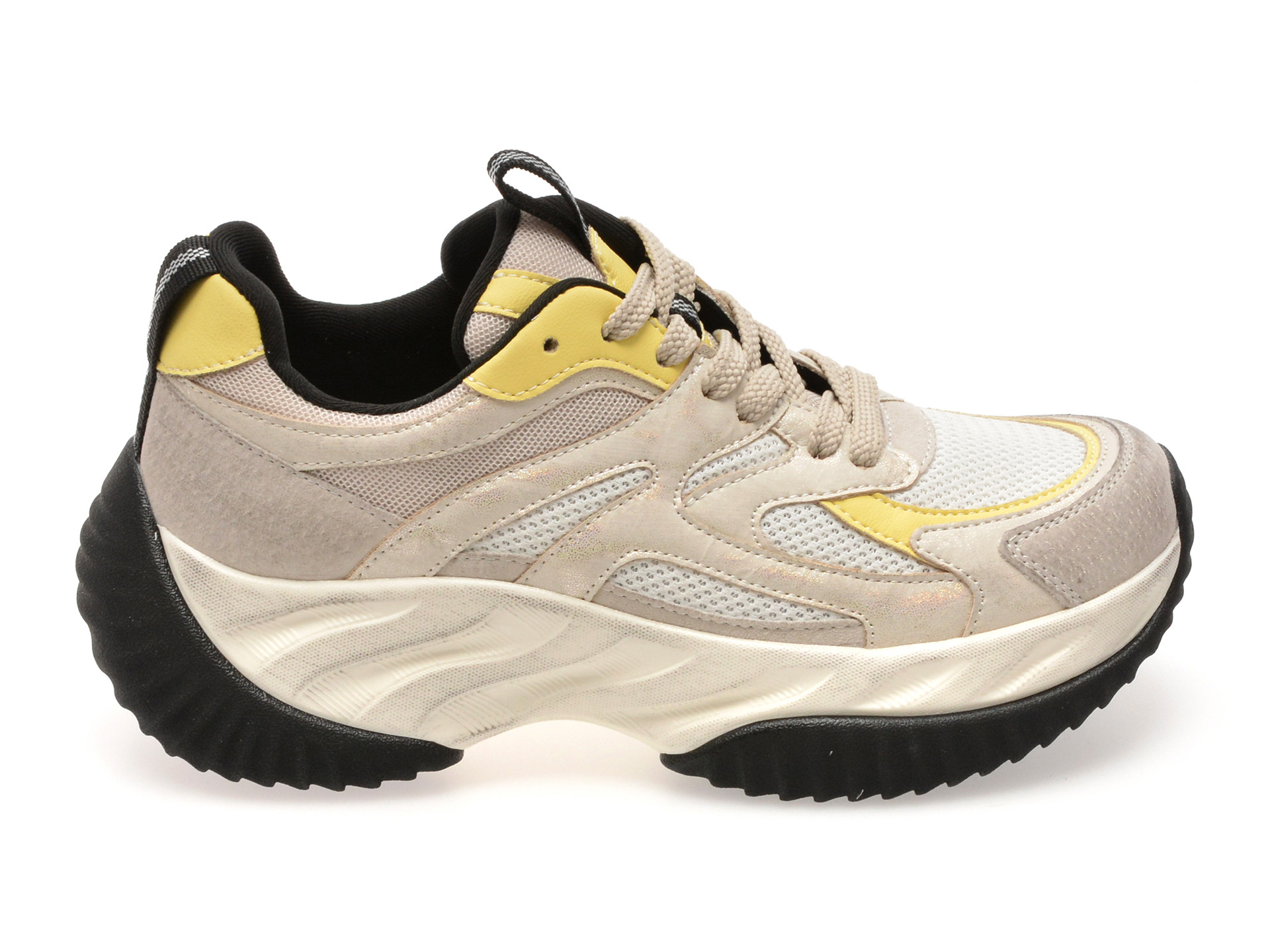 Pantofi sport GRYXX bej, A909, din material textil