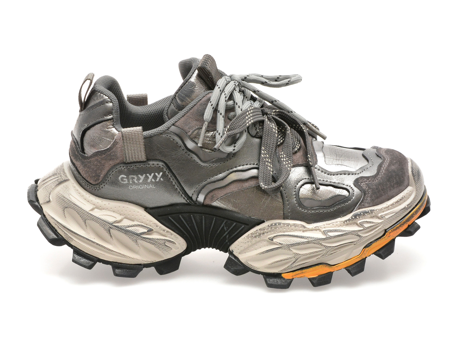 Pantofi sport GRYXX gri, 10165, din piele naturala