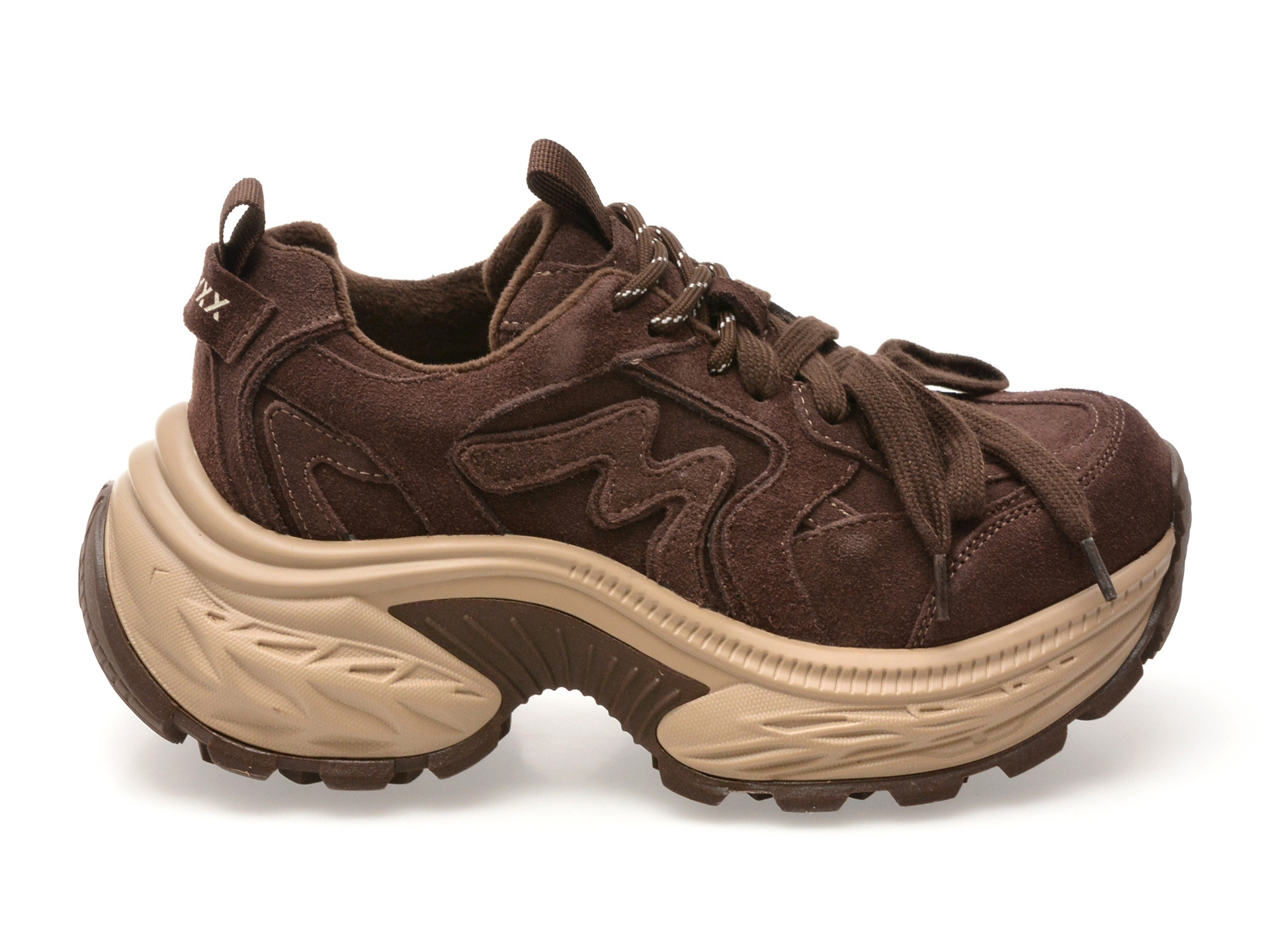 Pantofi sport GRYXX maro, 1899, din piele intoarsa