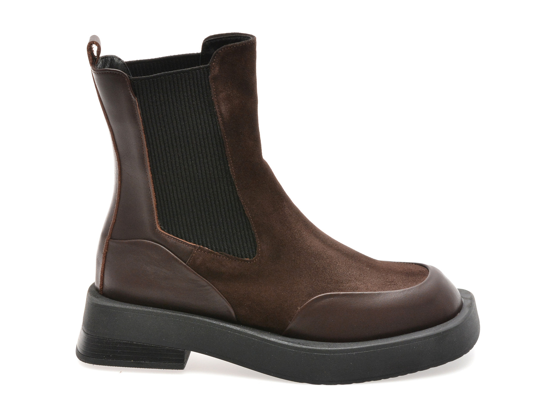 Ghete GRYXX maro, 481711, din piele intoarsa