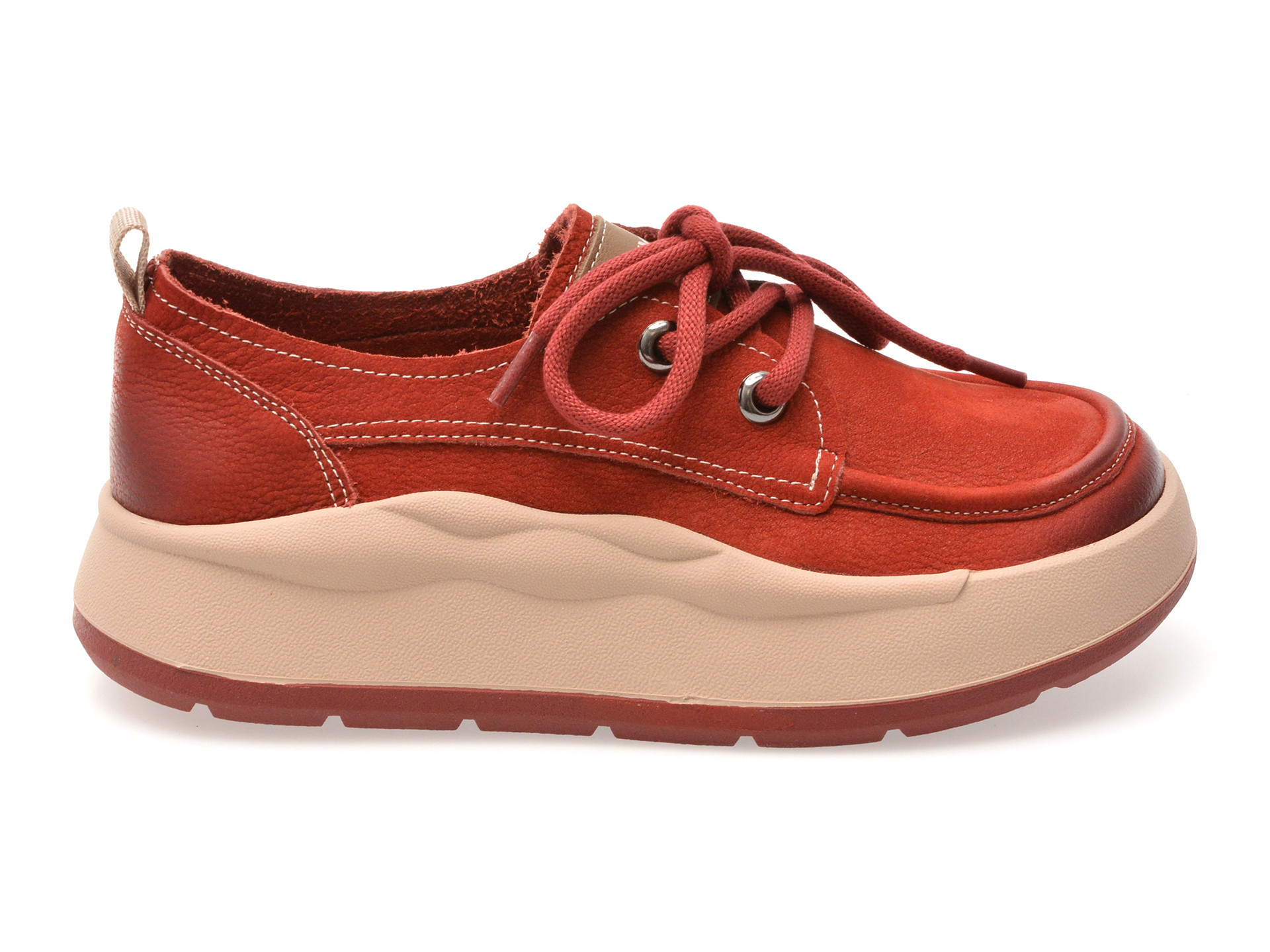 Pantofi sport GRYXX rosii, 68656, din piele naturala