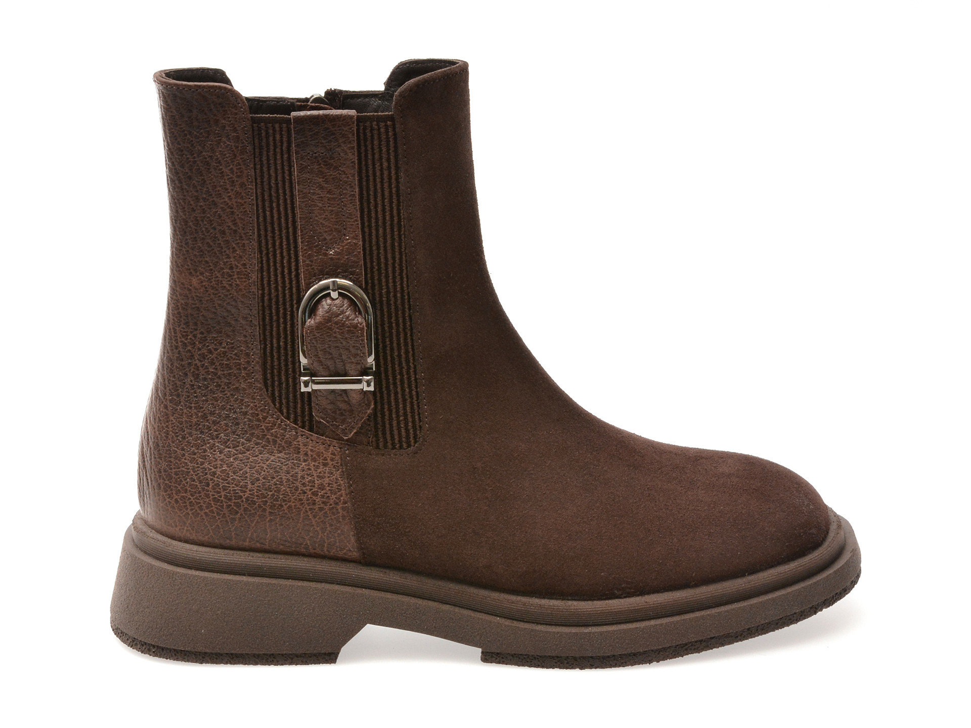 Ghete GRYXX maro, 1364531, din piele intoarsa