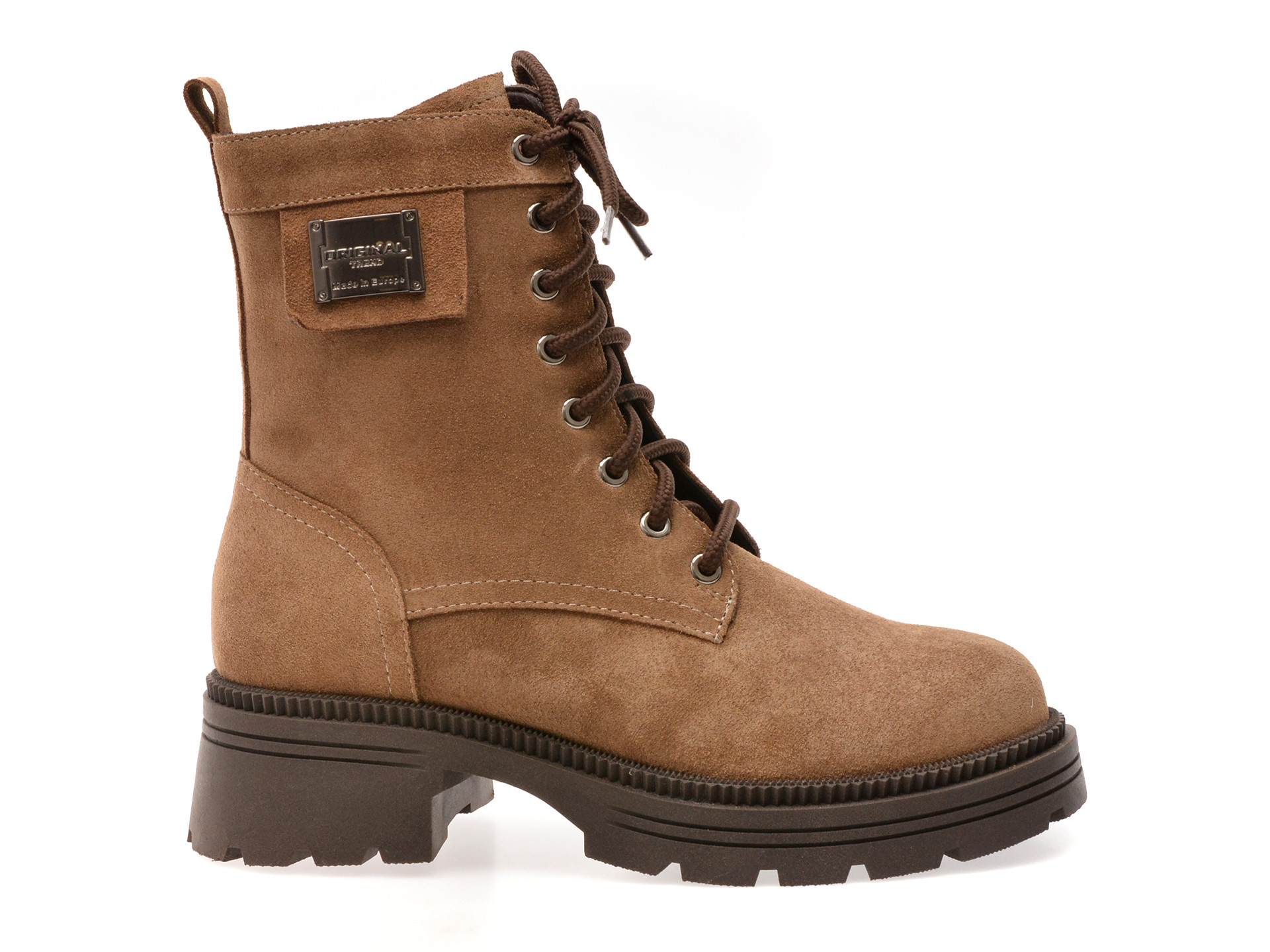 Bocanci GRYXX maro, 6176430, din piele intoarsa