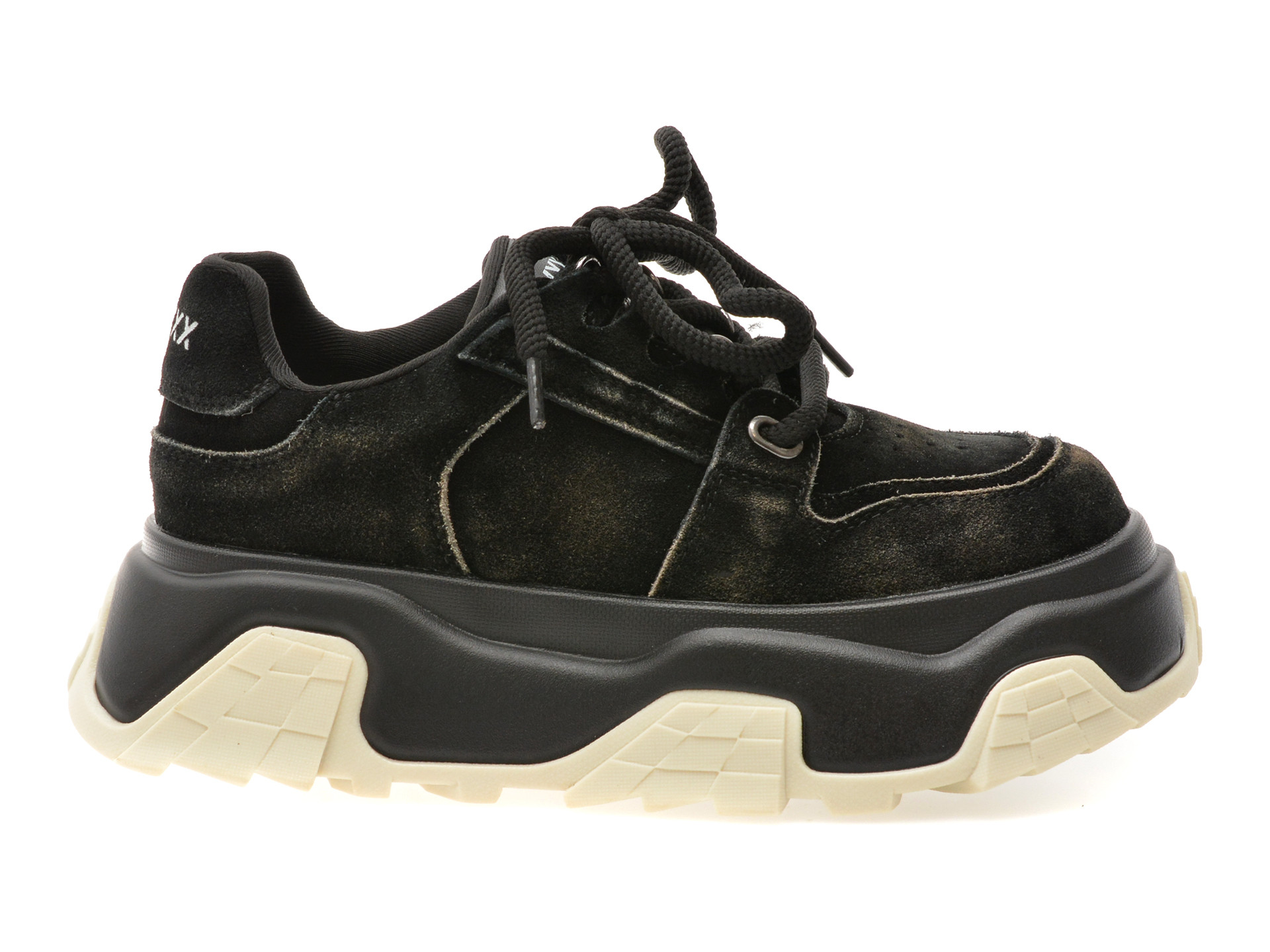 Pantofi sport GRYXX negri, 1063, din piele intoarsa