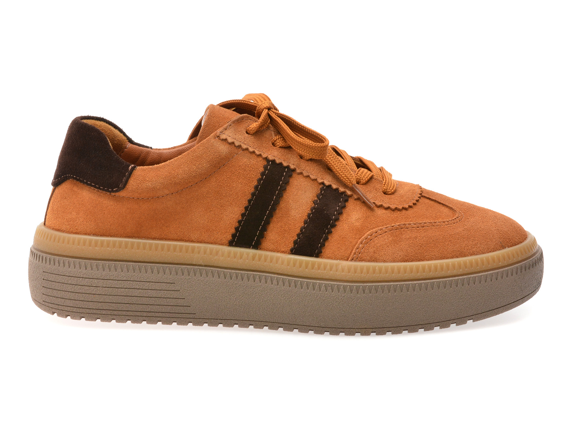 Pantofi sport GRYXX maro, BL5754, din piele intoarsa