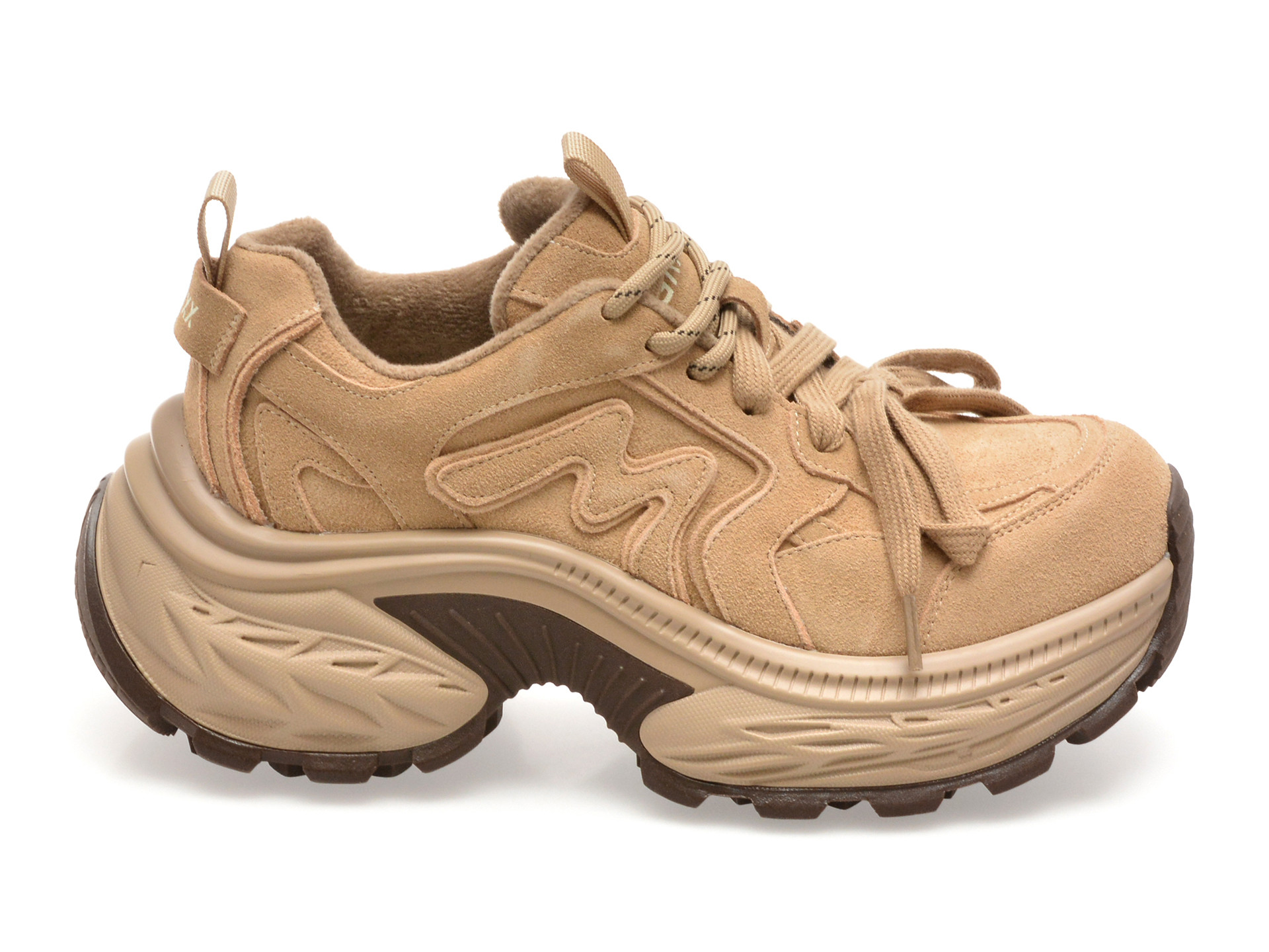 Pantofi sport GRYXX bej, 1899, din piele intoarsa