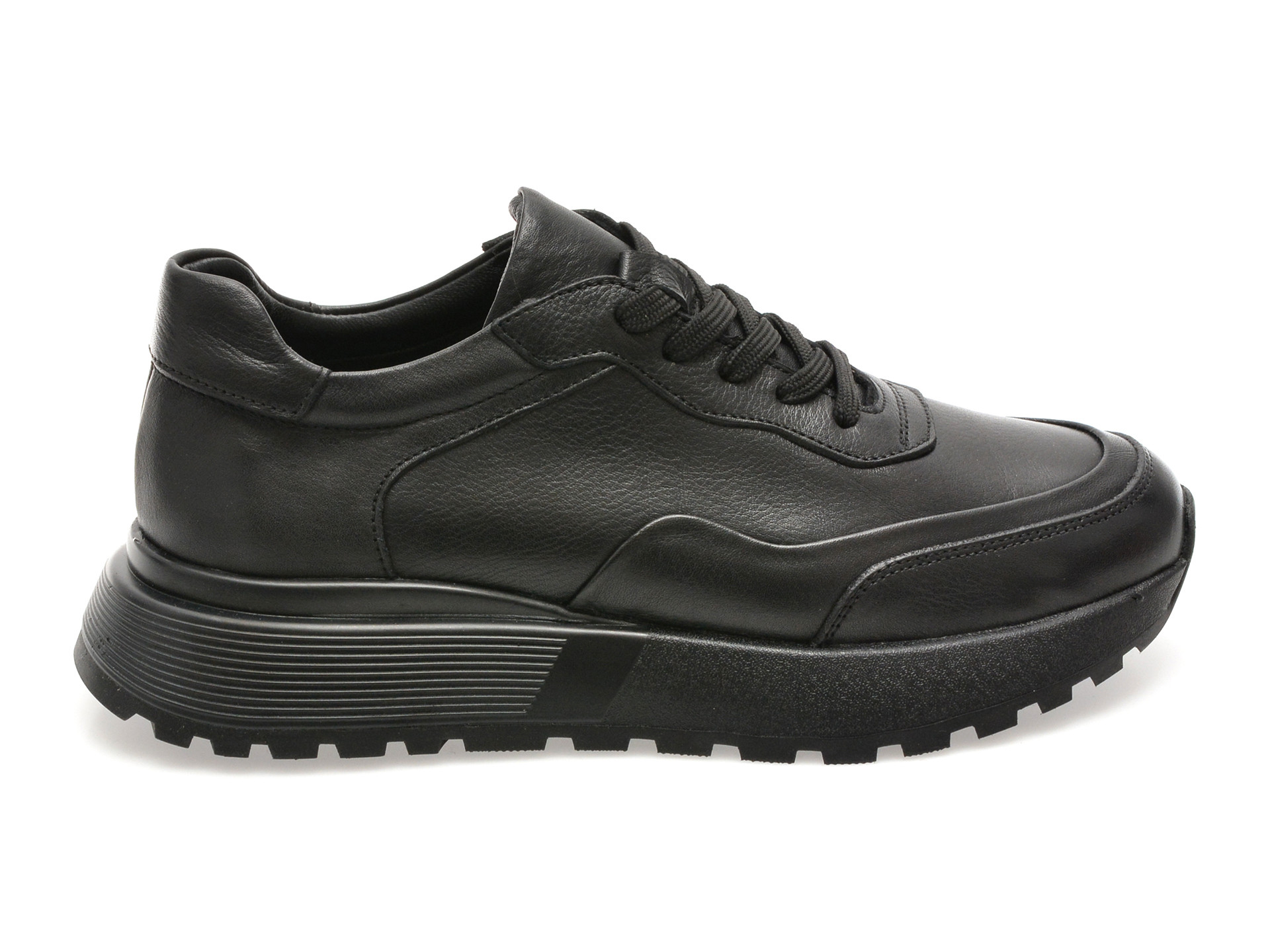 Pantofi sport GRYXX negri, M7659, din piele naturala