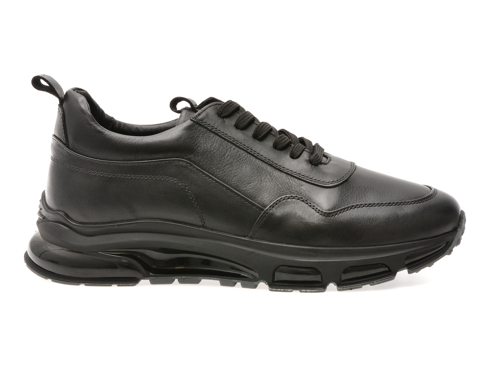Pantofi sport GRYXX negri, MS2001, din piele naturala