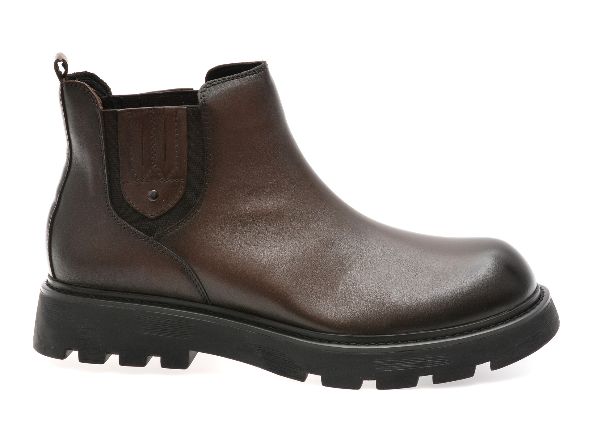 Ghete GRYXX maro, 8089, din piele naturala