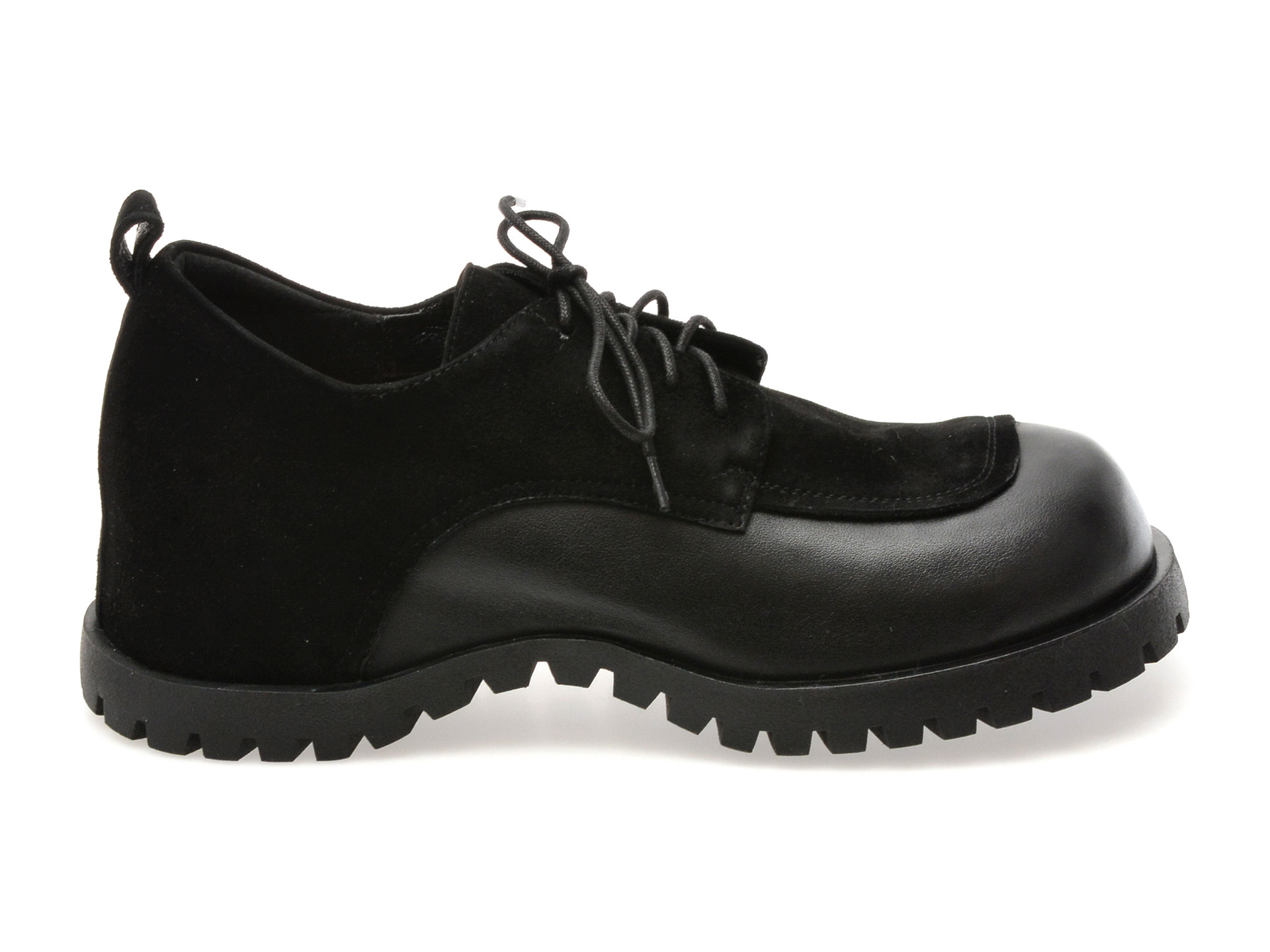 Pantofi GRYXX negri, 2628, din piele intoarsa